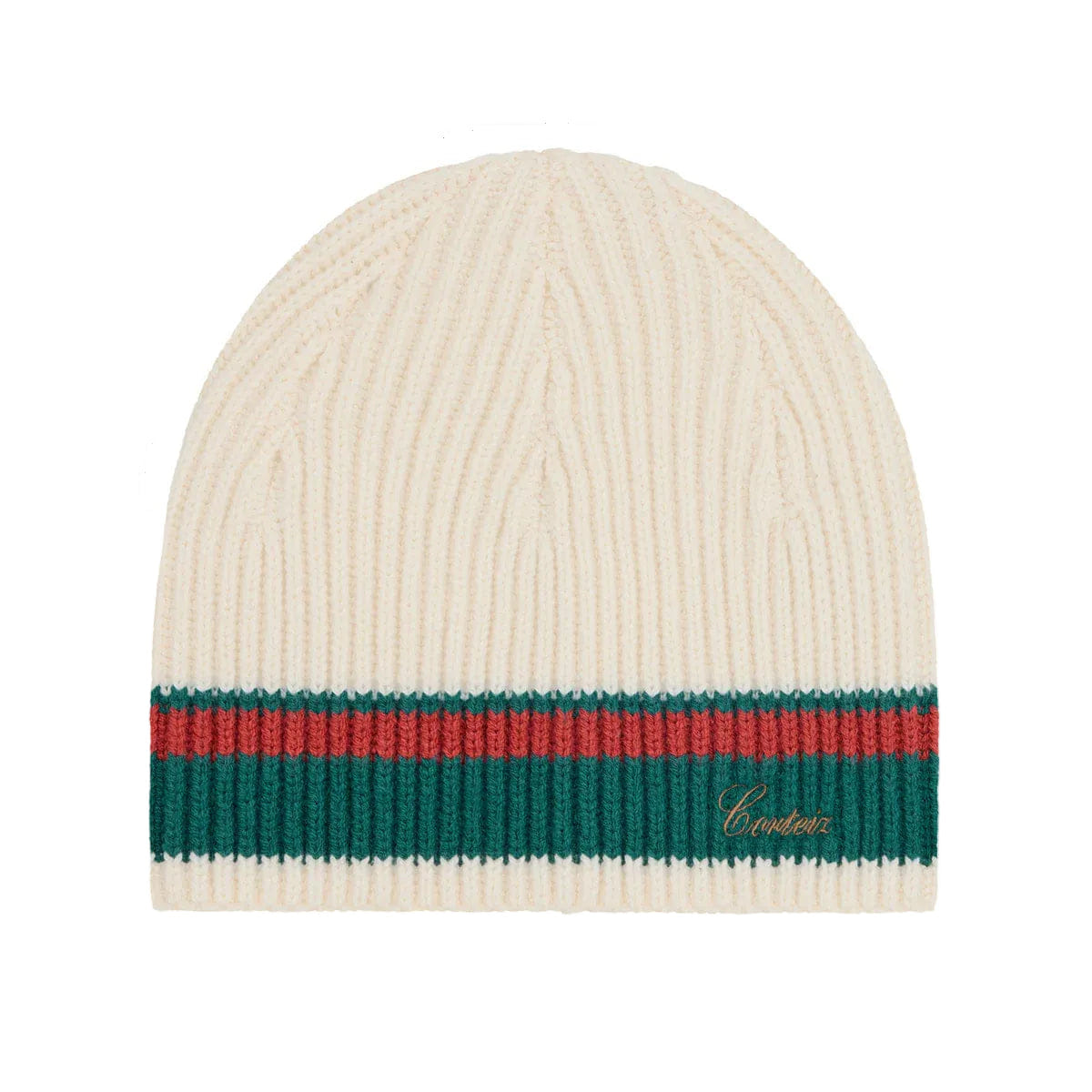 Corteiz Gianni Knit Beanie Cream