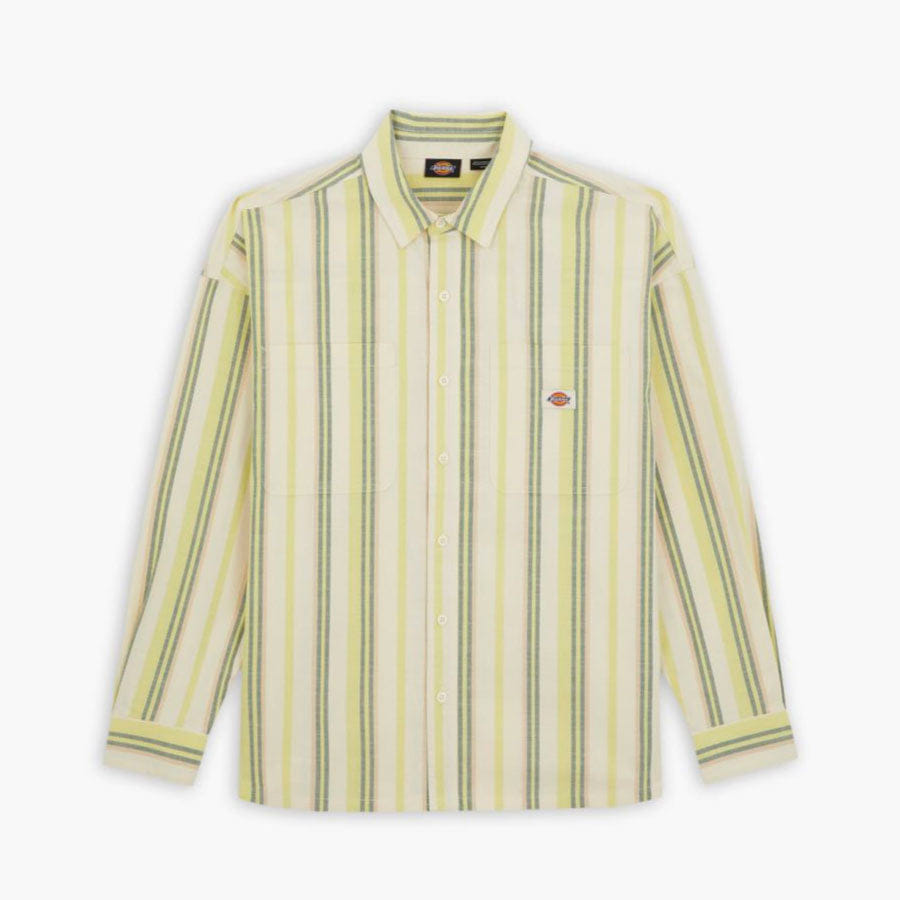 Dickies Glade Spring Shirt Ls Vertcl Yd Stripe Cloud