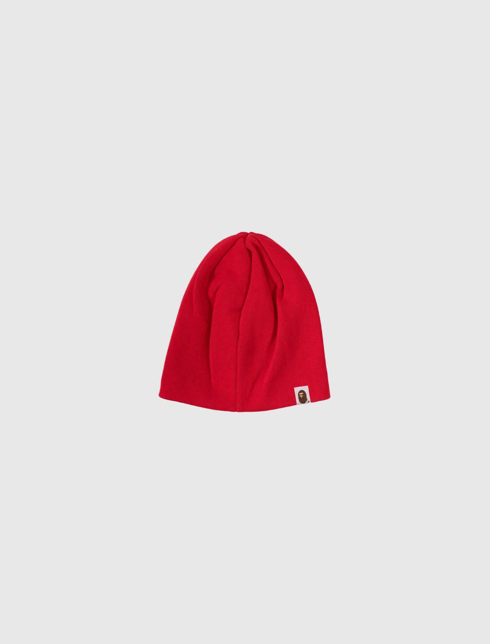 A Bathing APE STA KNIT CAP RED