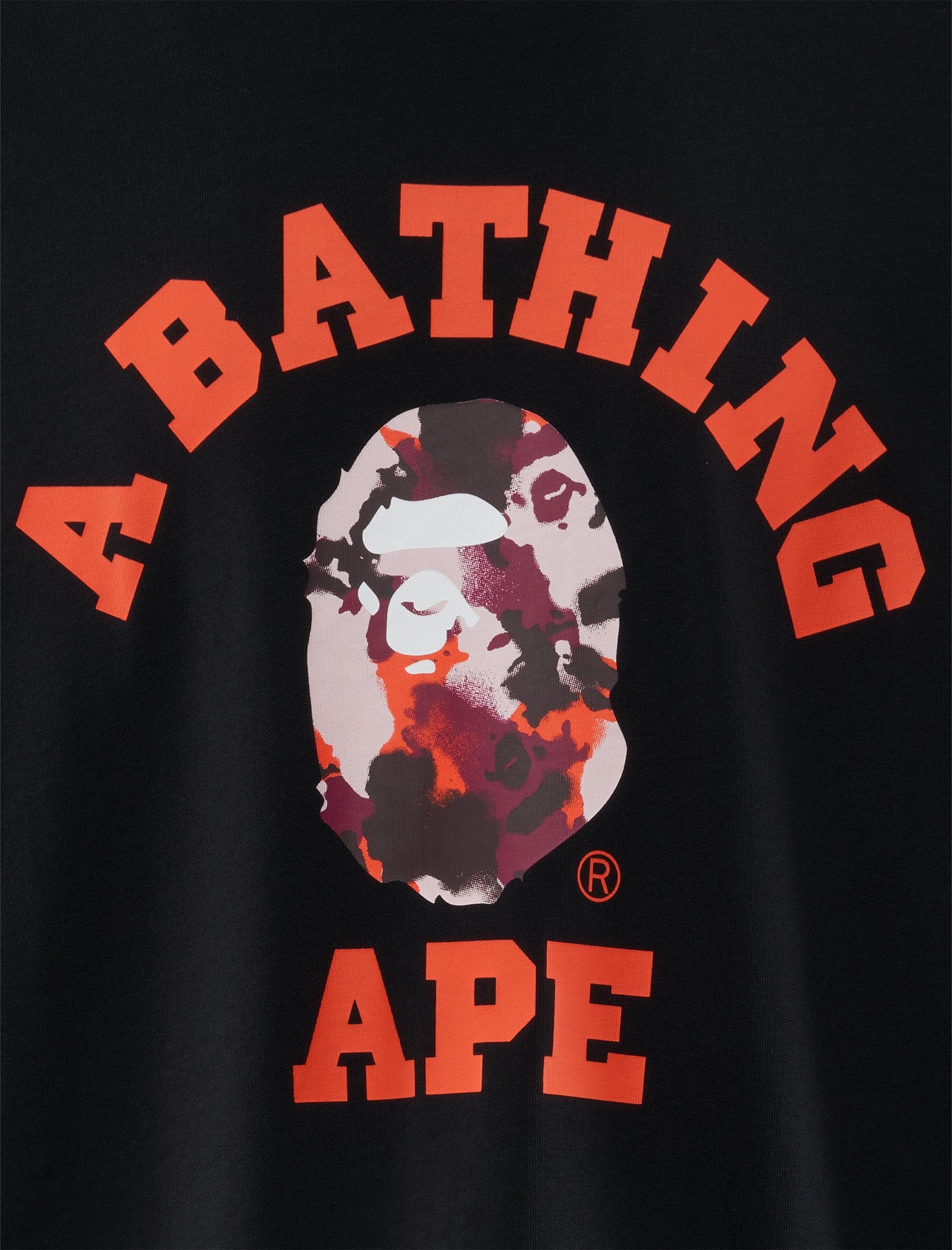 A Bathing APE CAMO COLLEGE T-Shirt