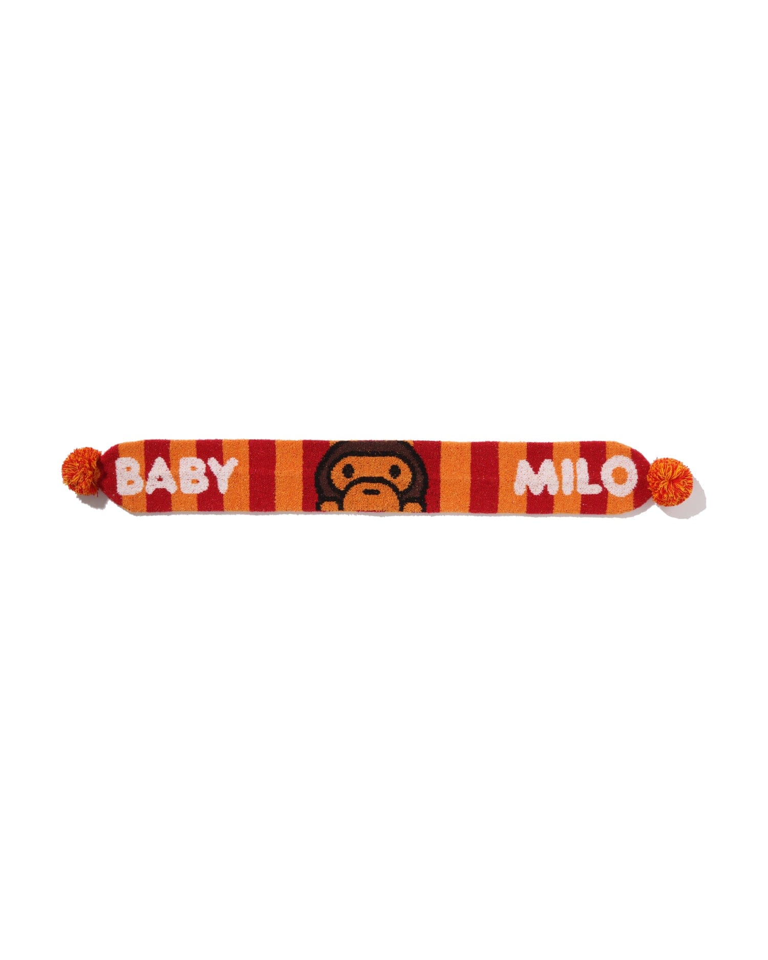 A Bathing APE Kids Baby Milo Stripe Knit Scarf