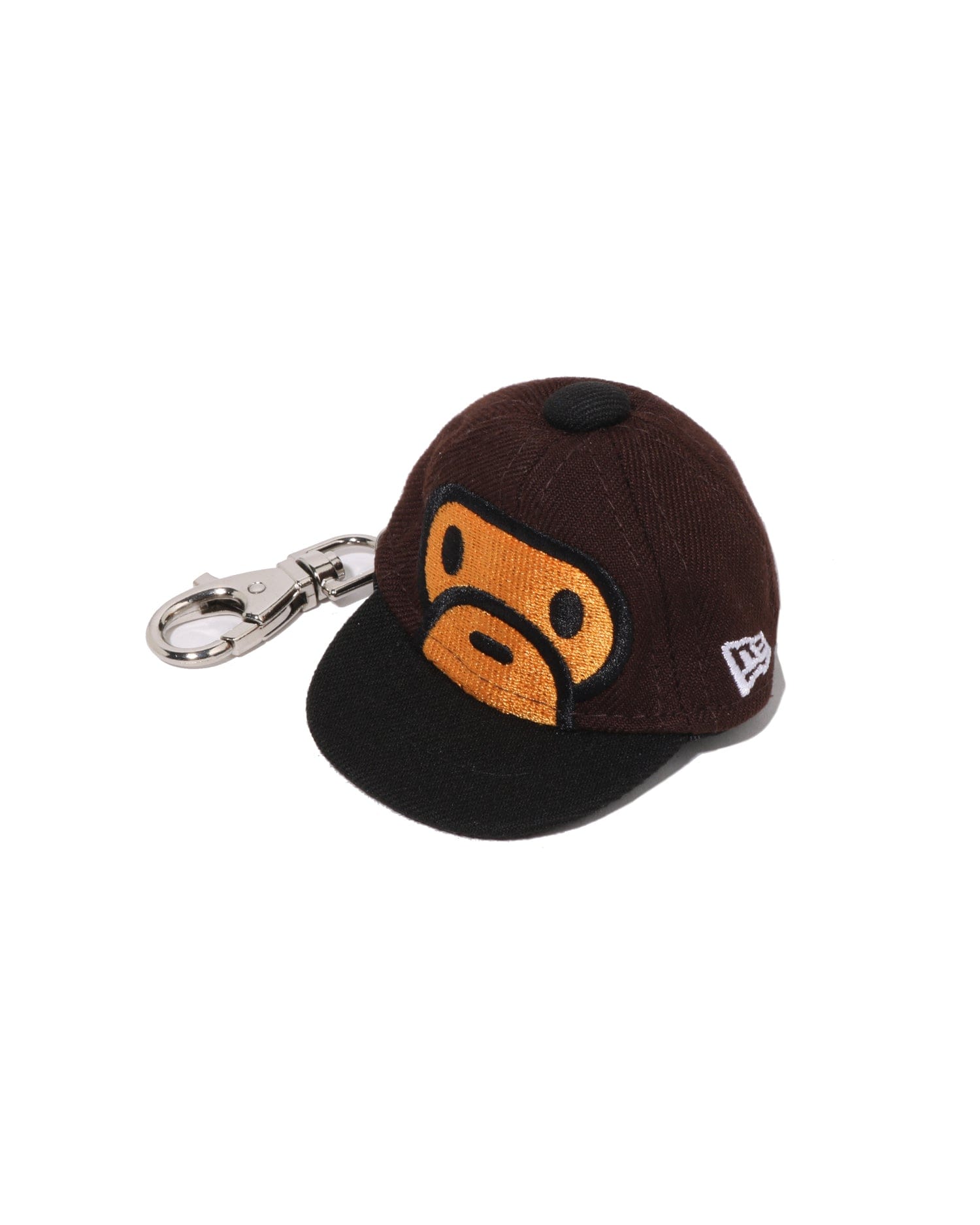 A Bathing APE Kids Milo Face New Era Cap Key Chain