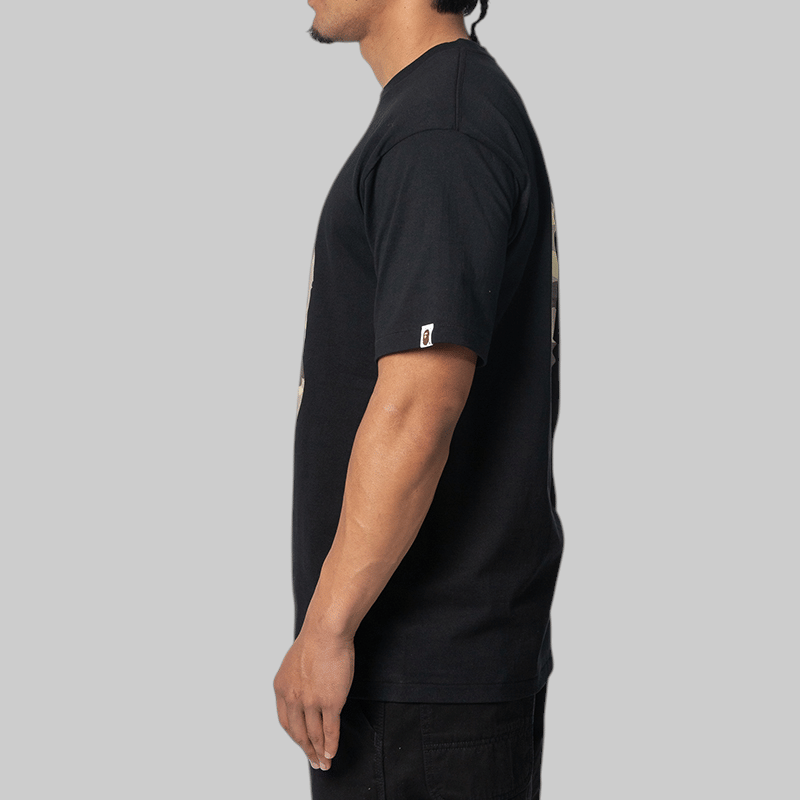 A Bathing Ape® Colour Camo Big Ape Head T - Shirt - Black