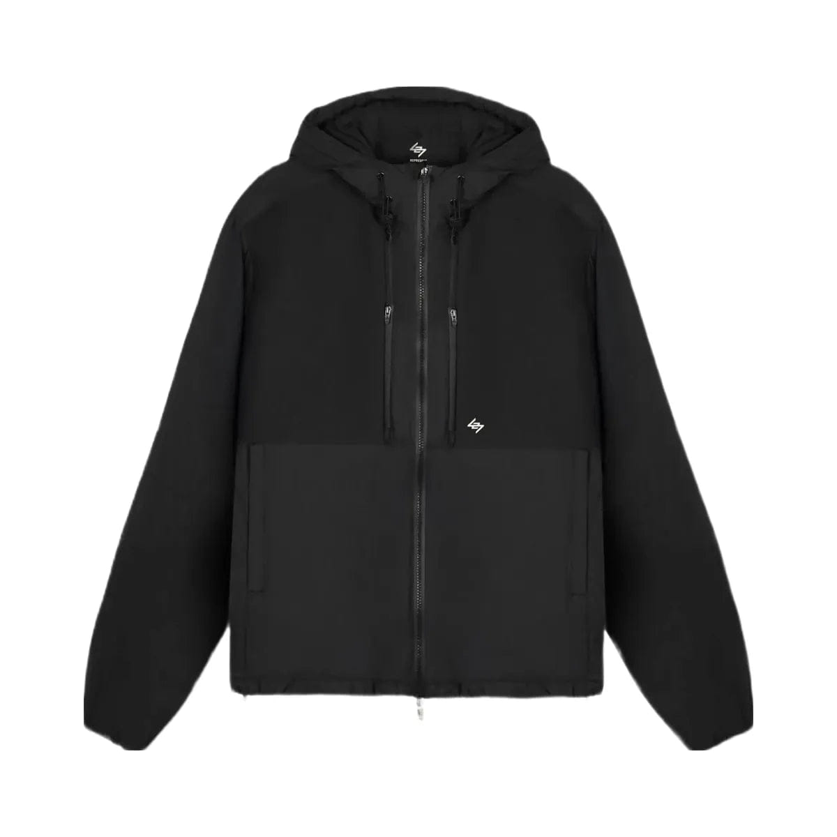 Represent 247 Panelled Insulated Jacket Black