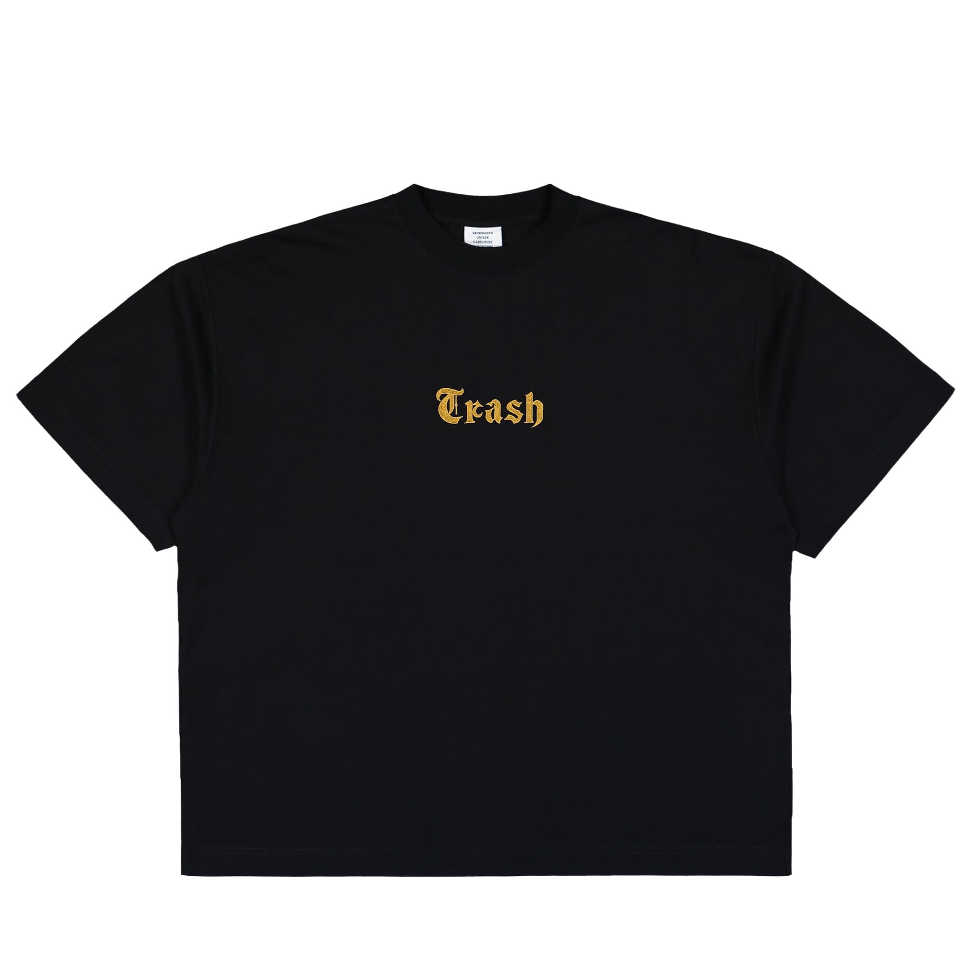 Vetements Trash Embroidered Regular T - Shirt