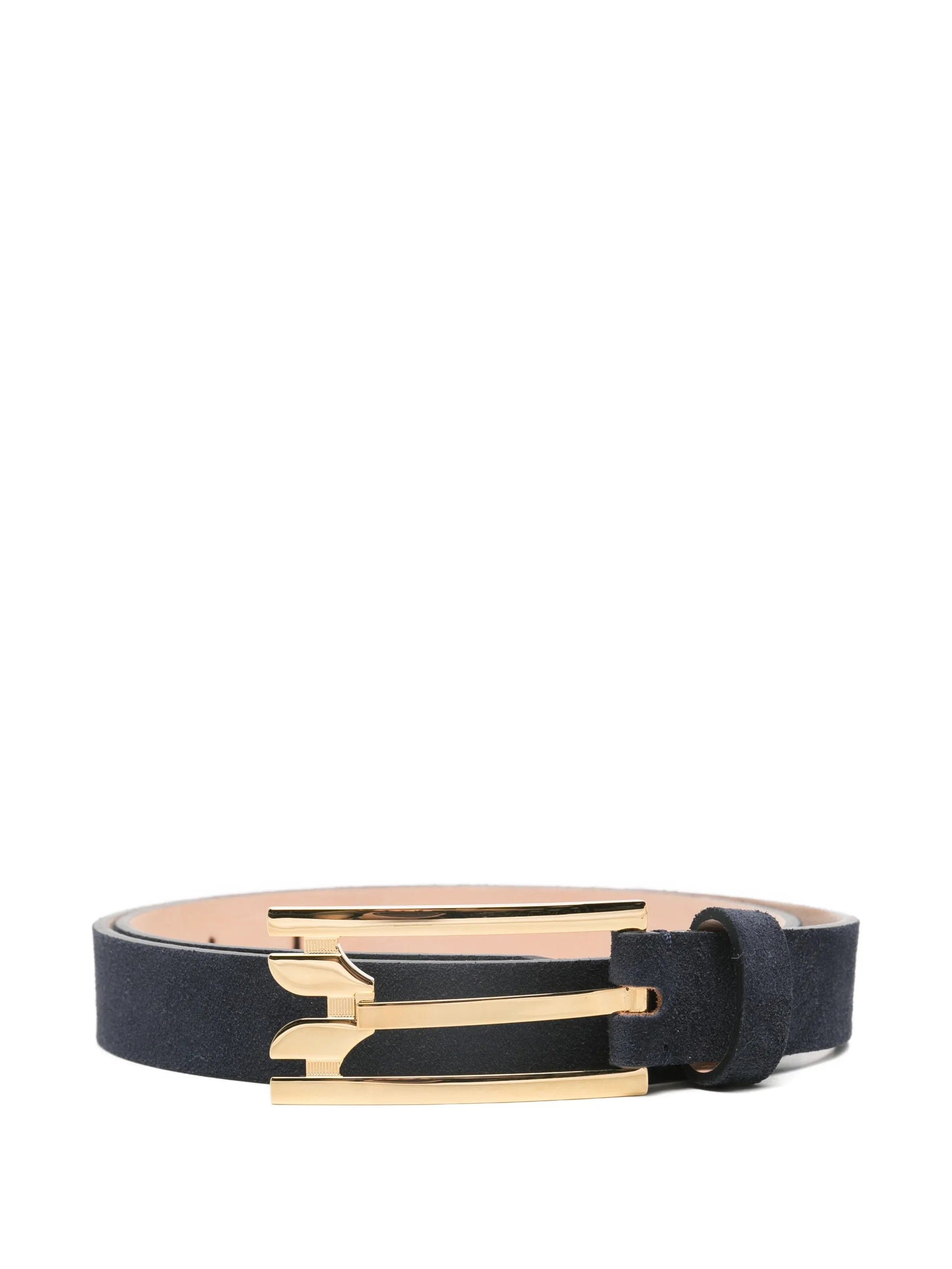 Victoria Beckham pin - buckle suede belt