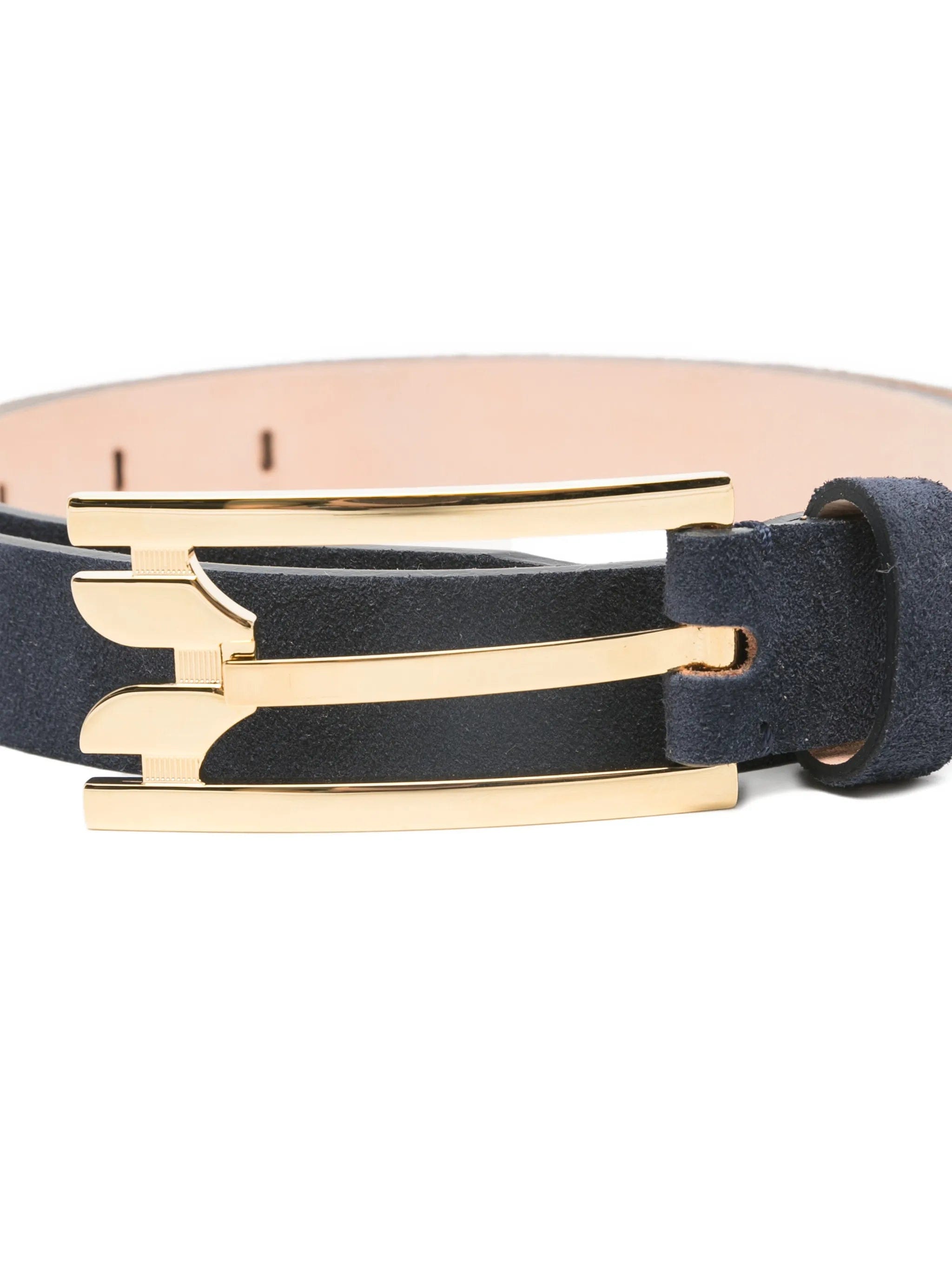 Victoria Beckham pin - buckle suede belt