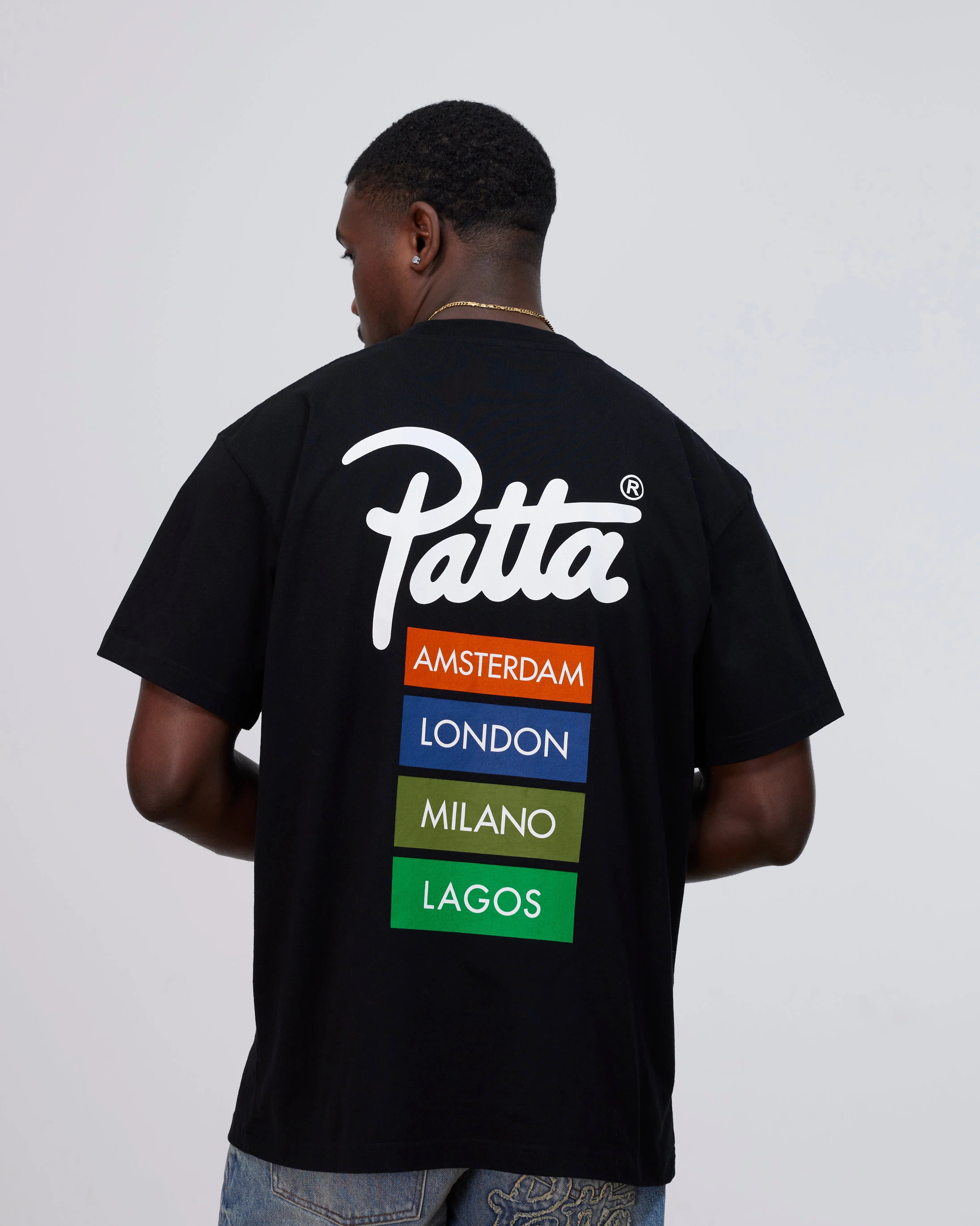 Patta Chapter Worldwide T - Shirt (Black)