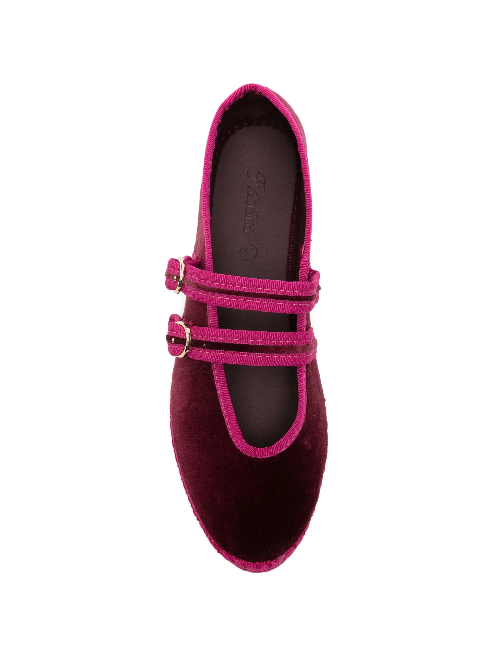 Flabelus Claire buckle - strap ballet flats