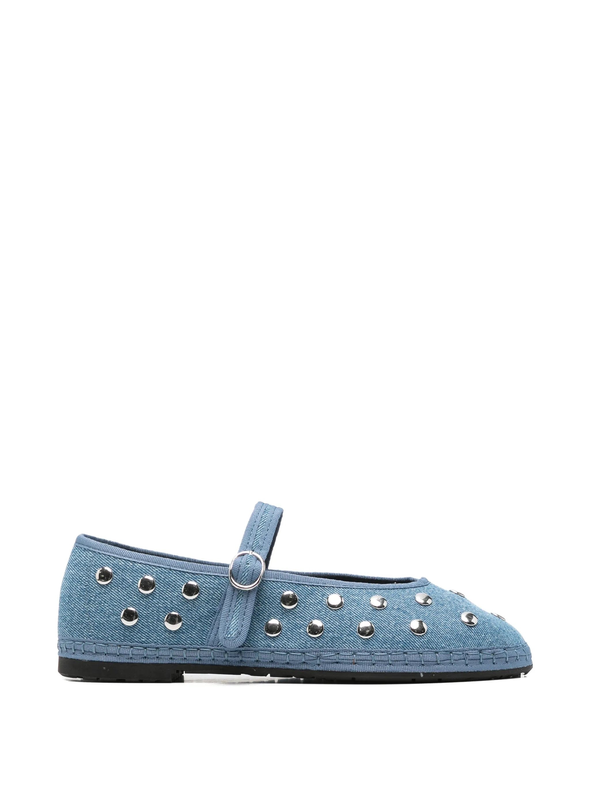 Flabelus Mae stud - embellished ballet flats