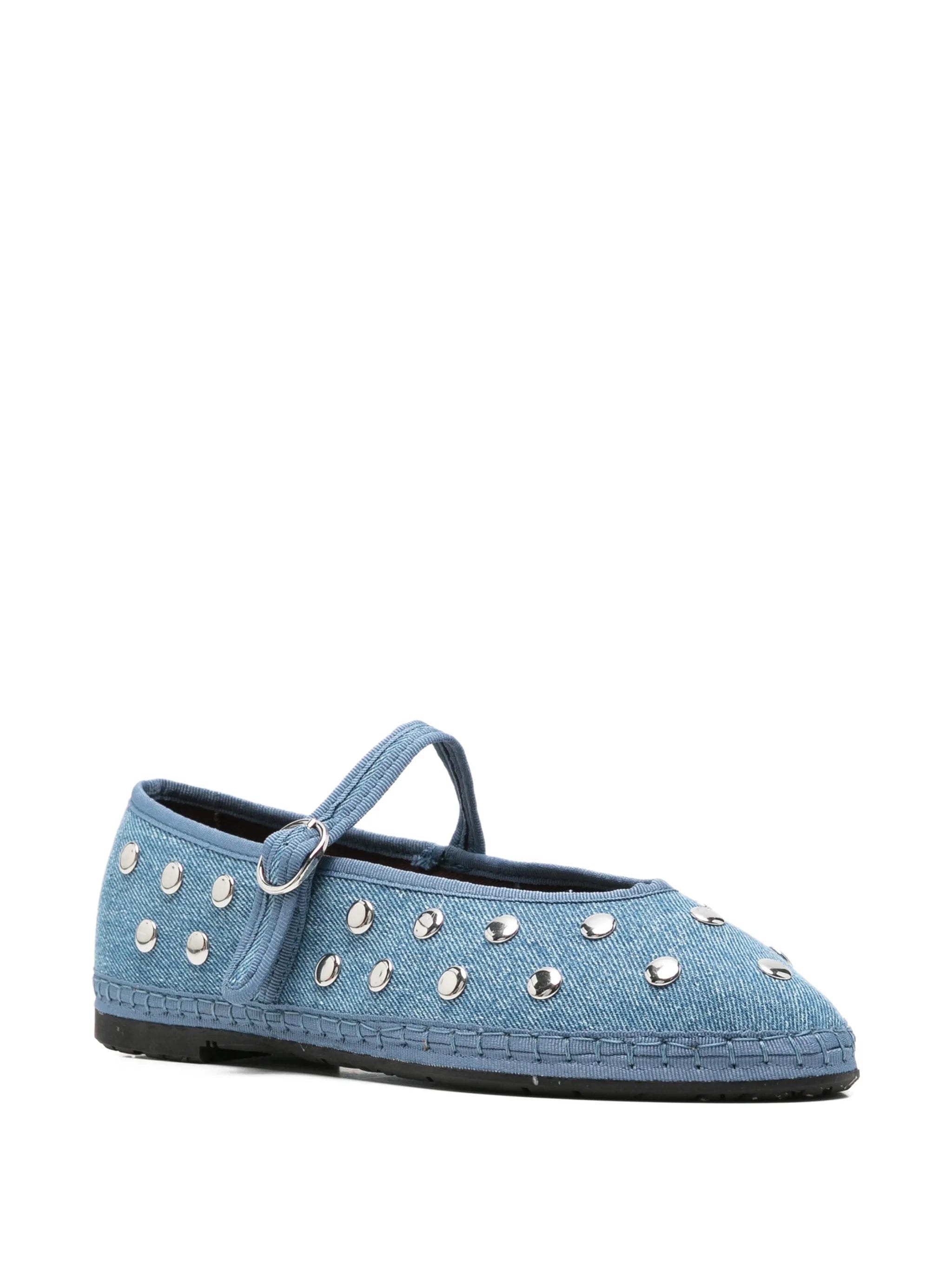 Flabelus Mae stud - embellished ballet flats