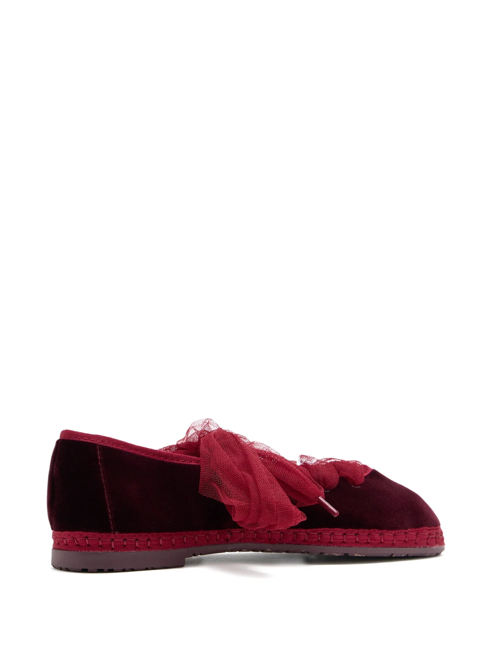 Flabelus Ginevra tulle bow espadrilles