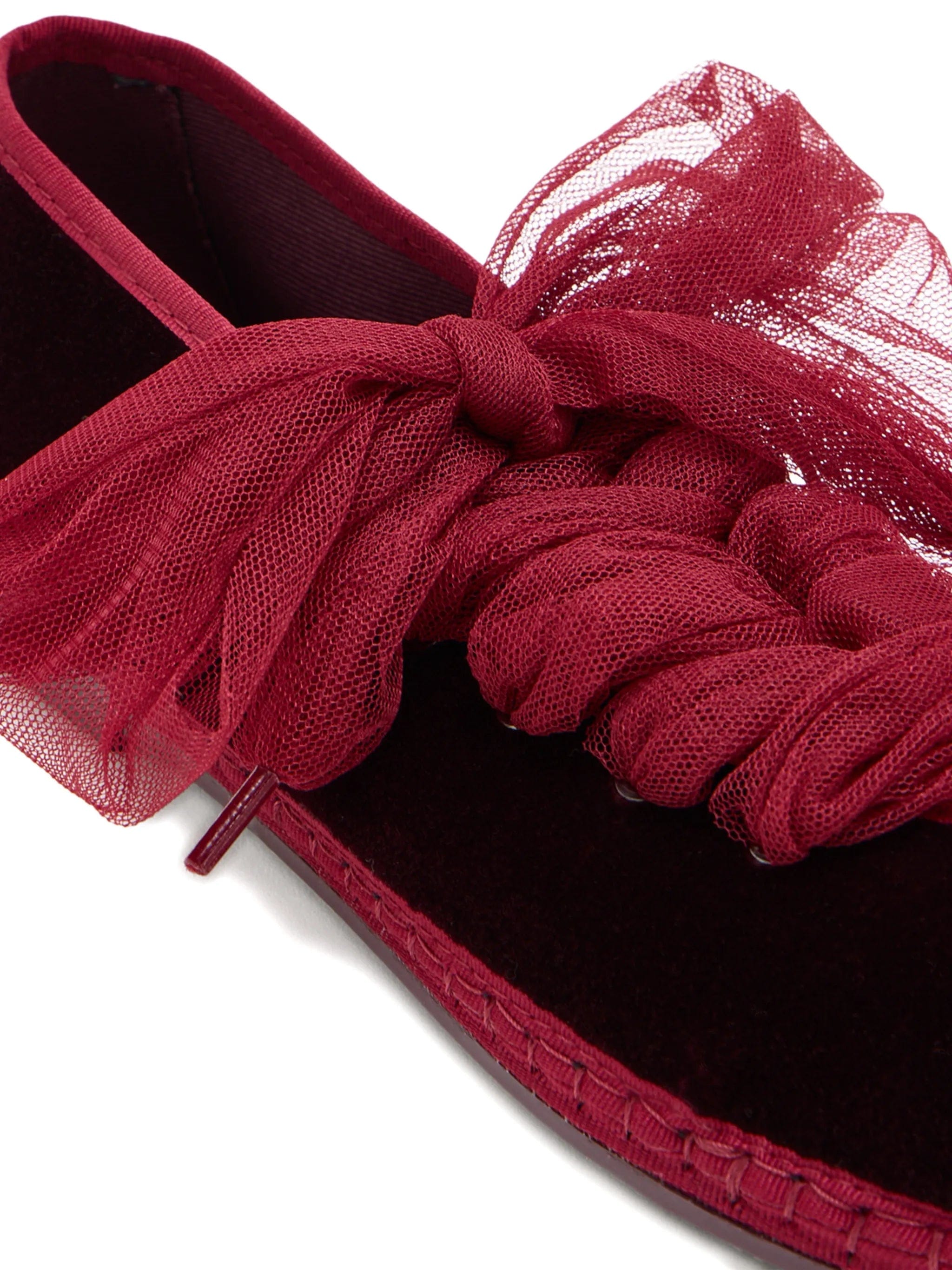 Flabelus Ginevra tulle bow espadrilles