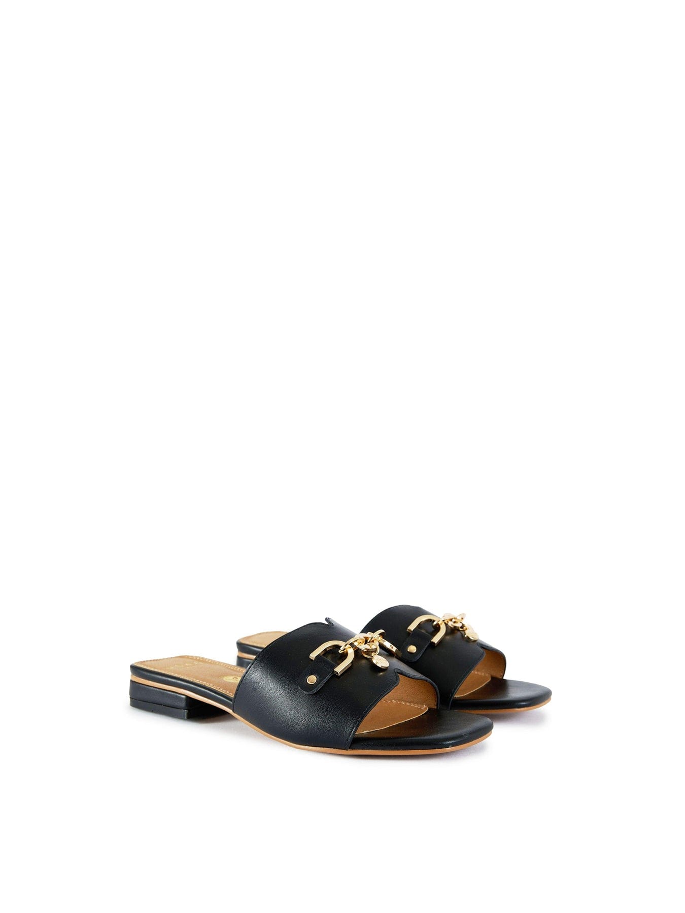 V.gan Aji Slide Sandals Black