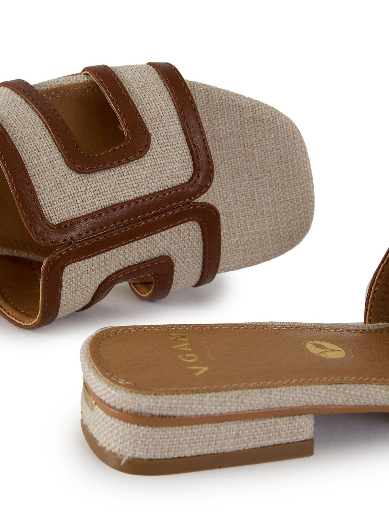 V.gan Bok 2 Weave Slide Sandals Neutral