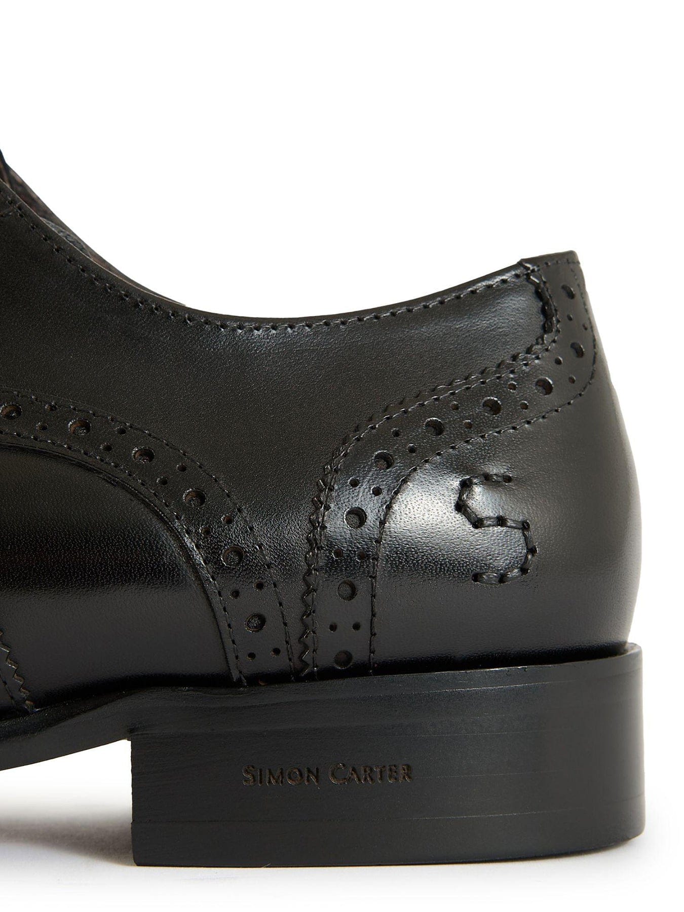 Simon Carter Safi Brogue Shoes Black
