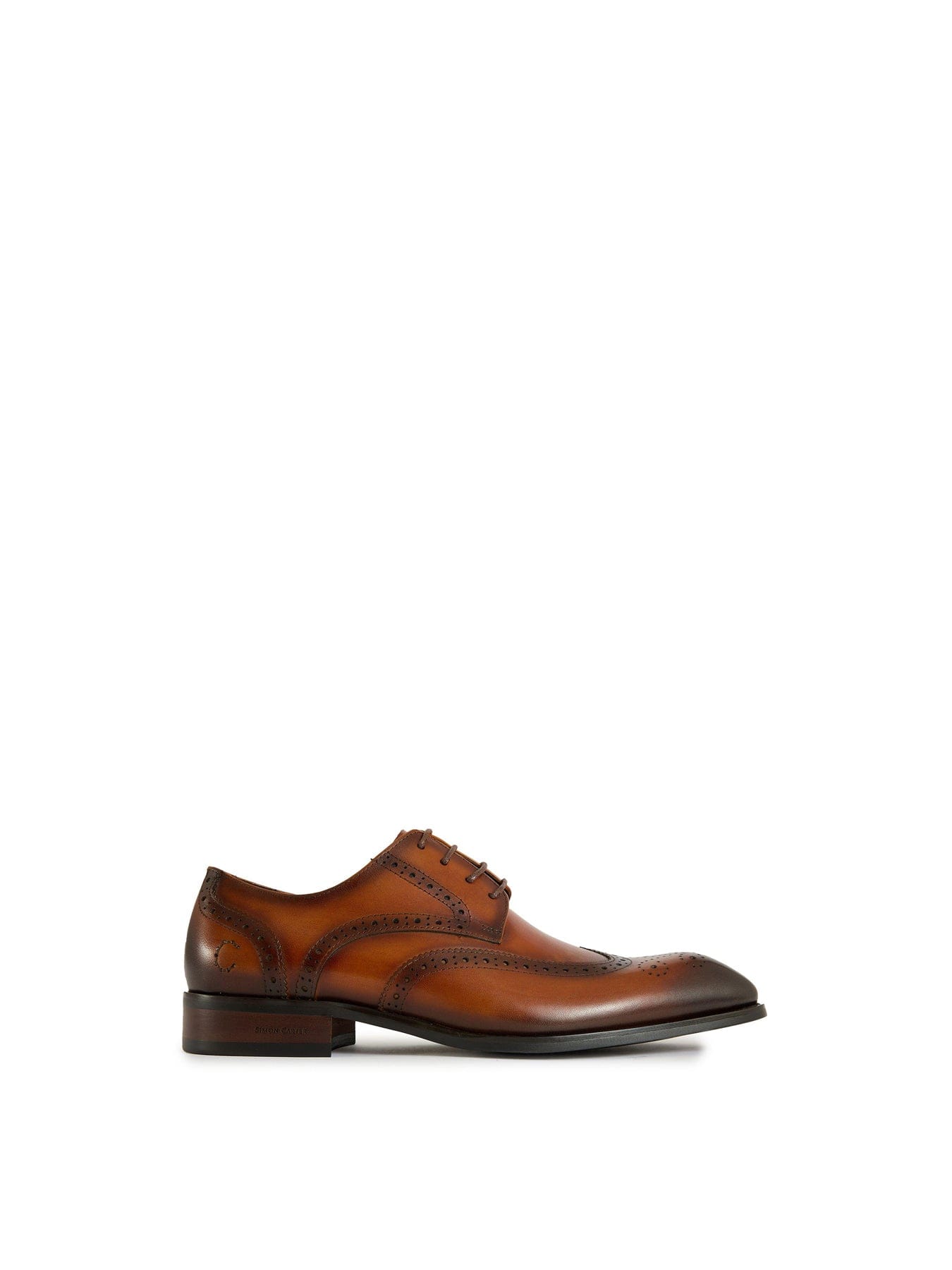Simon Carter Safi Brogue Shoes Tan