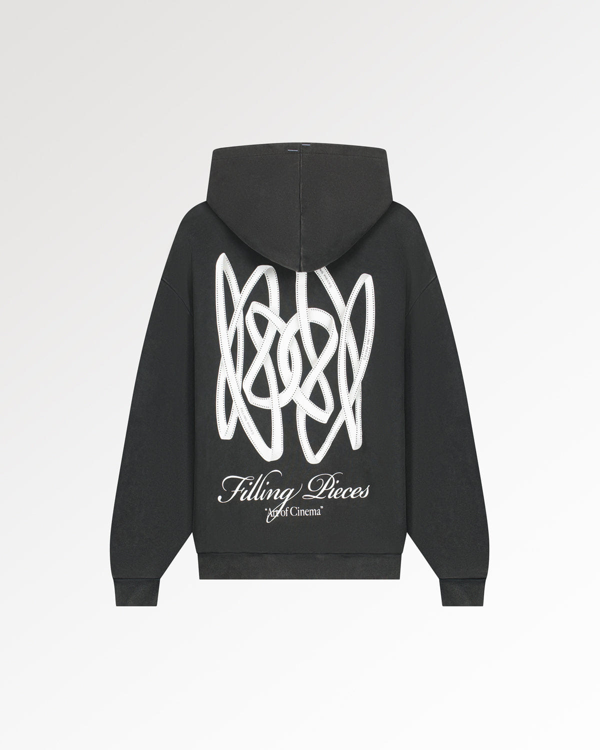 Trend Maven Hoodie Boxy Film Strip Vintage Black