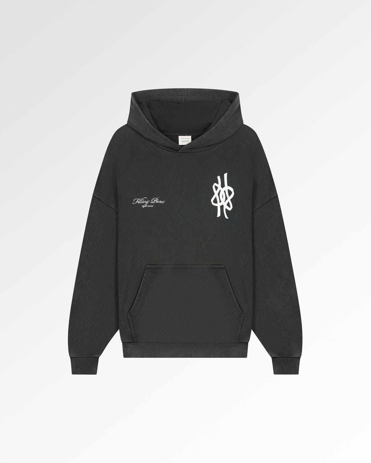 Trend Maven Hoodie Boxy Film Strip Vintage Black