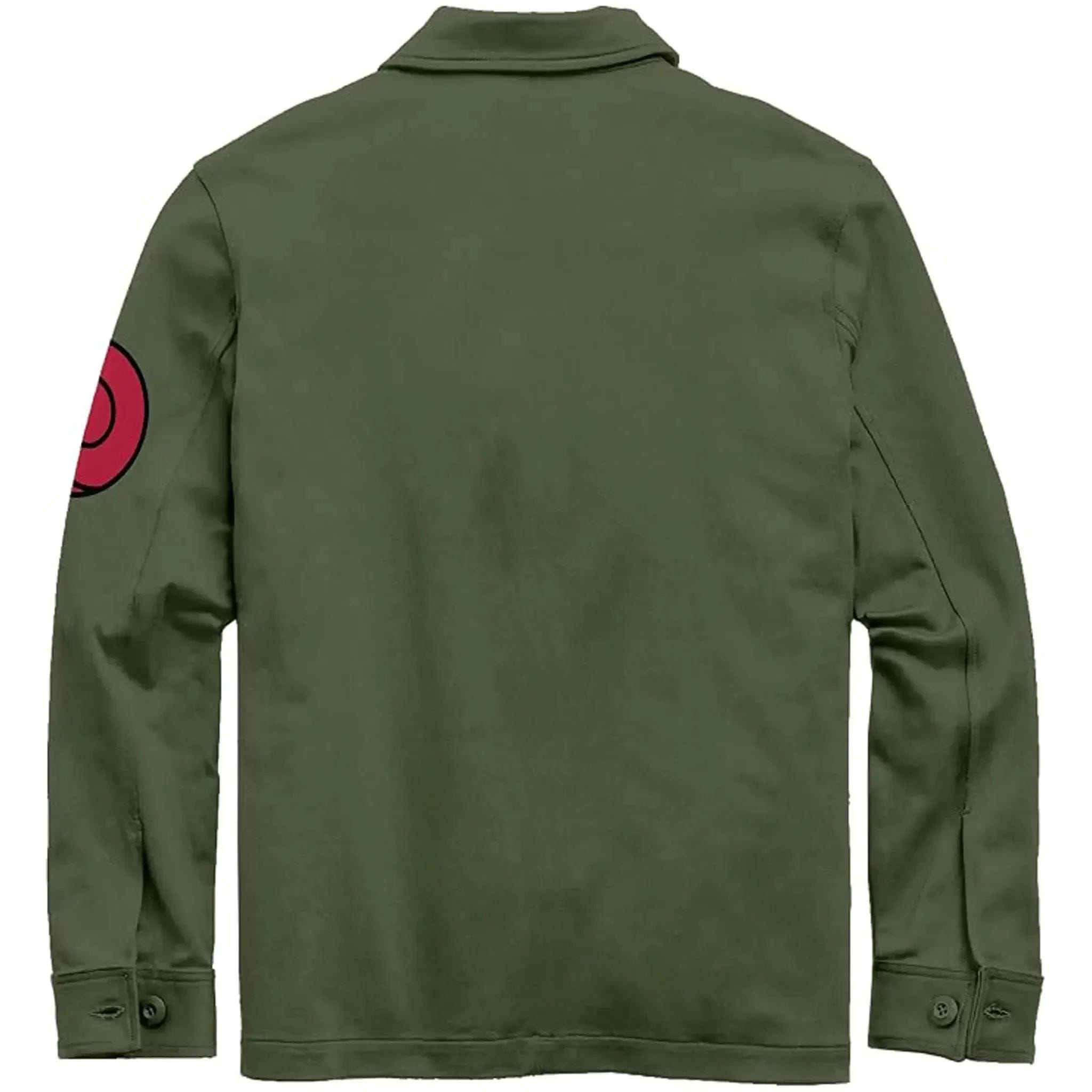 Bioworld Naruto Shippuden - Adult - Size Kakashi Hatake Olive Chore Jacket - Bioworld