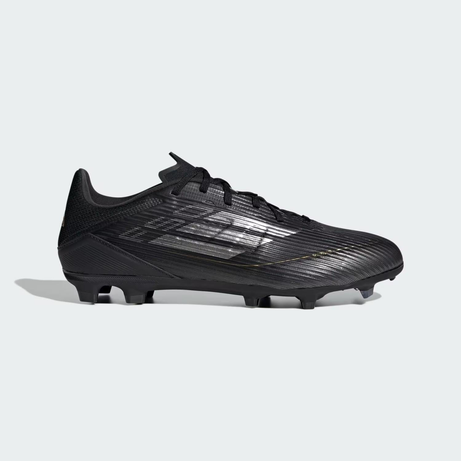 Core Men's F50 League Boots Shoes In Core Black/iron Metallic/gold Metallic