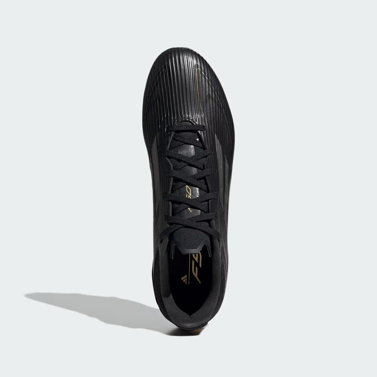 Core Men's F50 League Boots Shoes In Core Black/iron Metallic/gold Metallic