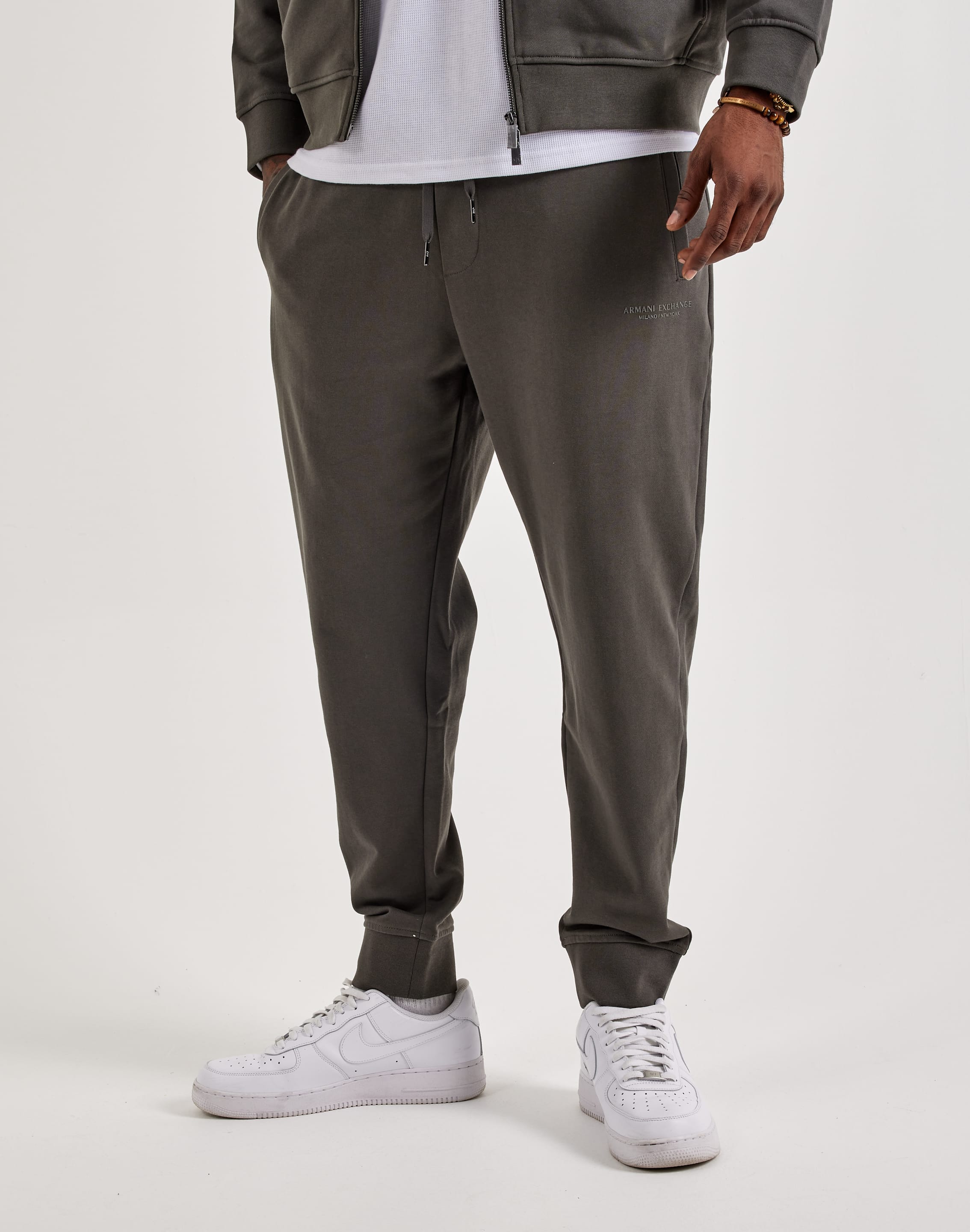 Armani Exchange Updated Milano Logo Fleece Joggers