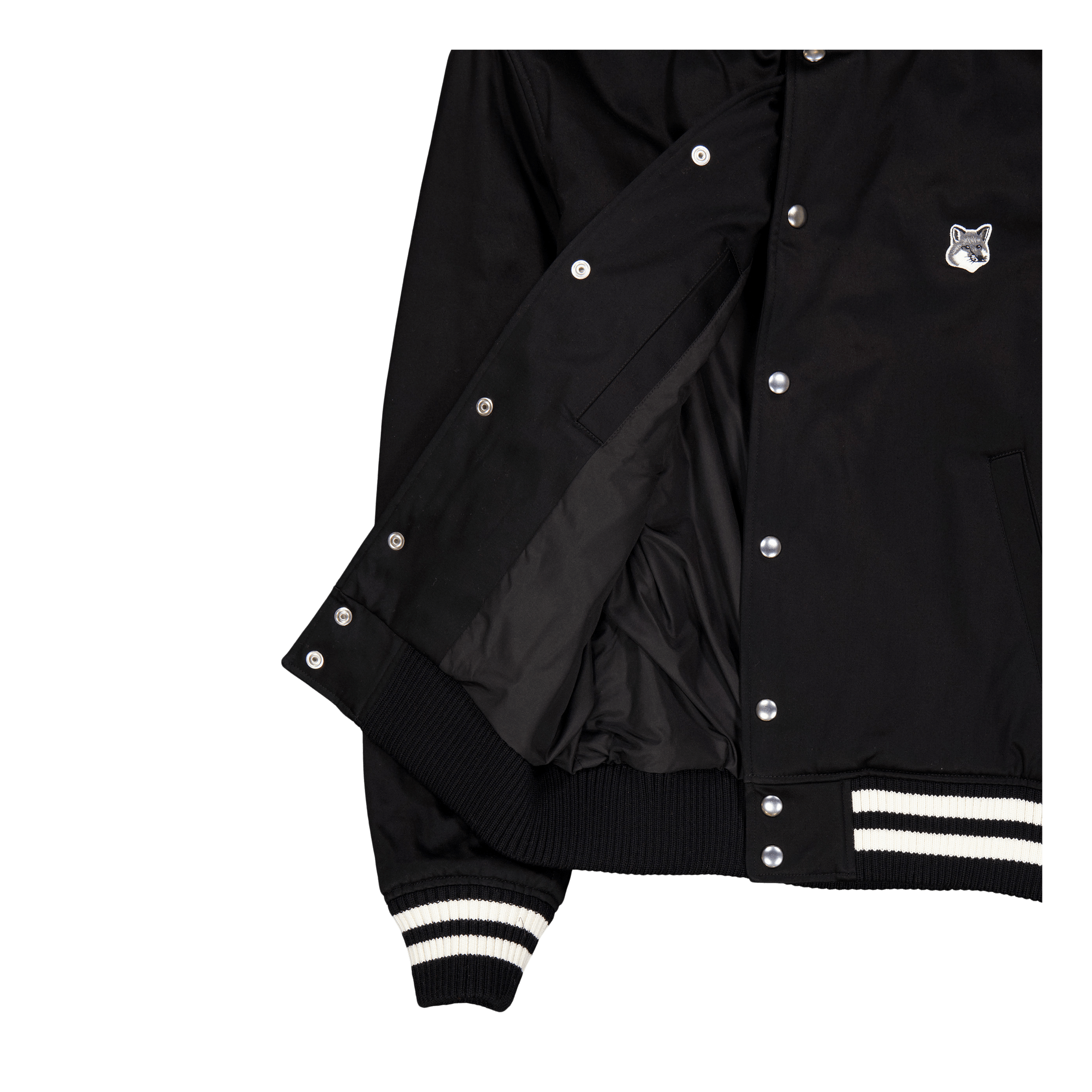 Maison Kitsuné Teddy Blouson Black