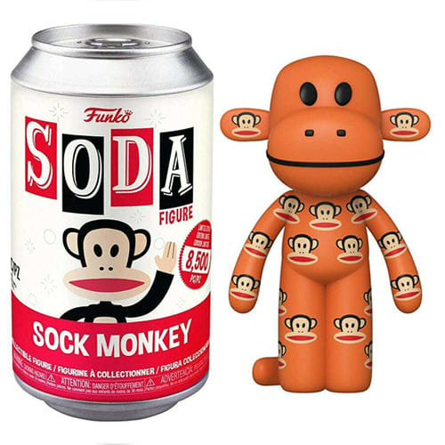 Funko Soda Sock Monkey Orange, Opened **Chase**