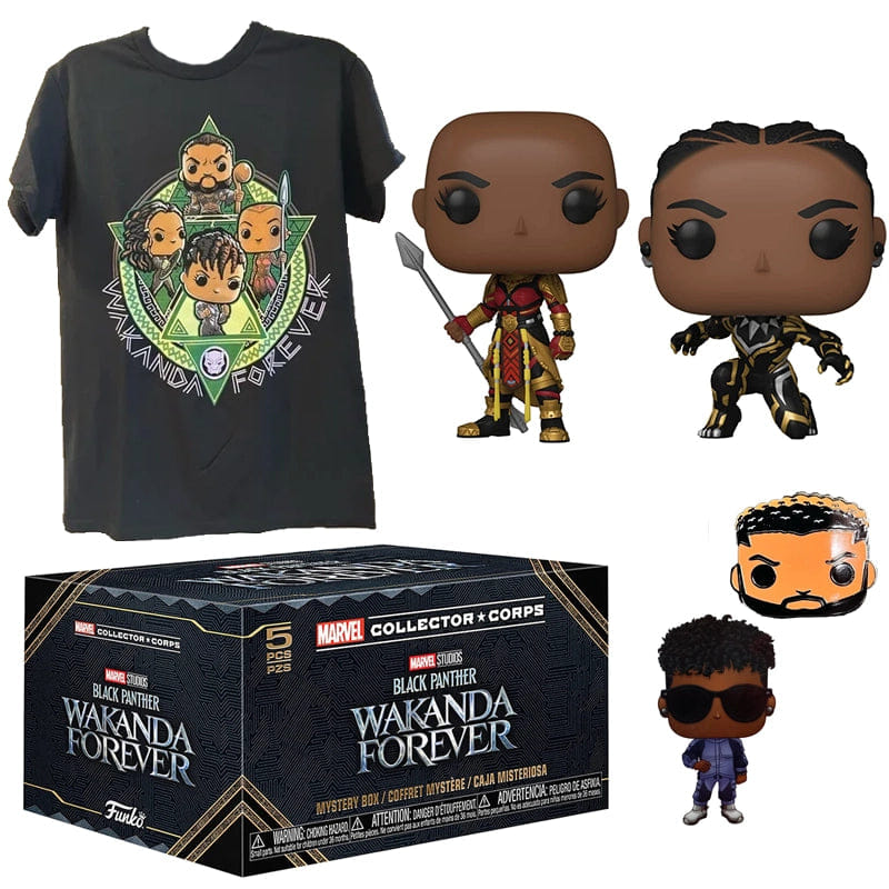 Funko Marvel Collector Corps Box Wakanda Forever, Shirt Size M, Unsealed