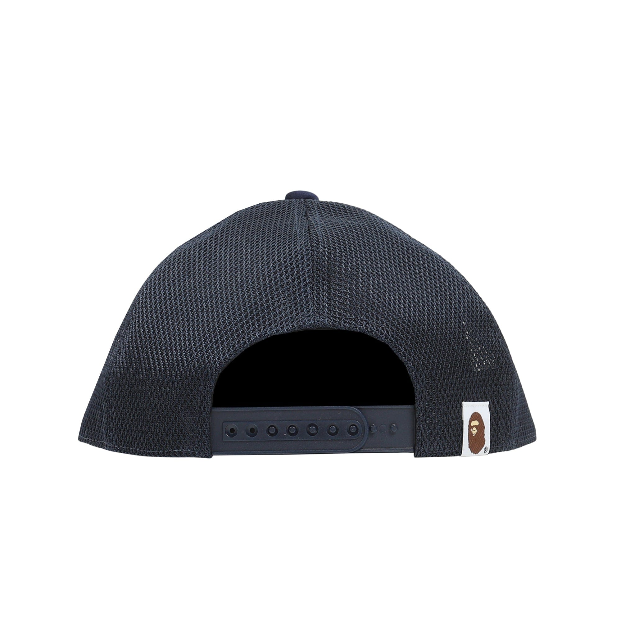 A Bathing Ape Bape Glitter Print Mesh Cap - Navy