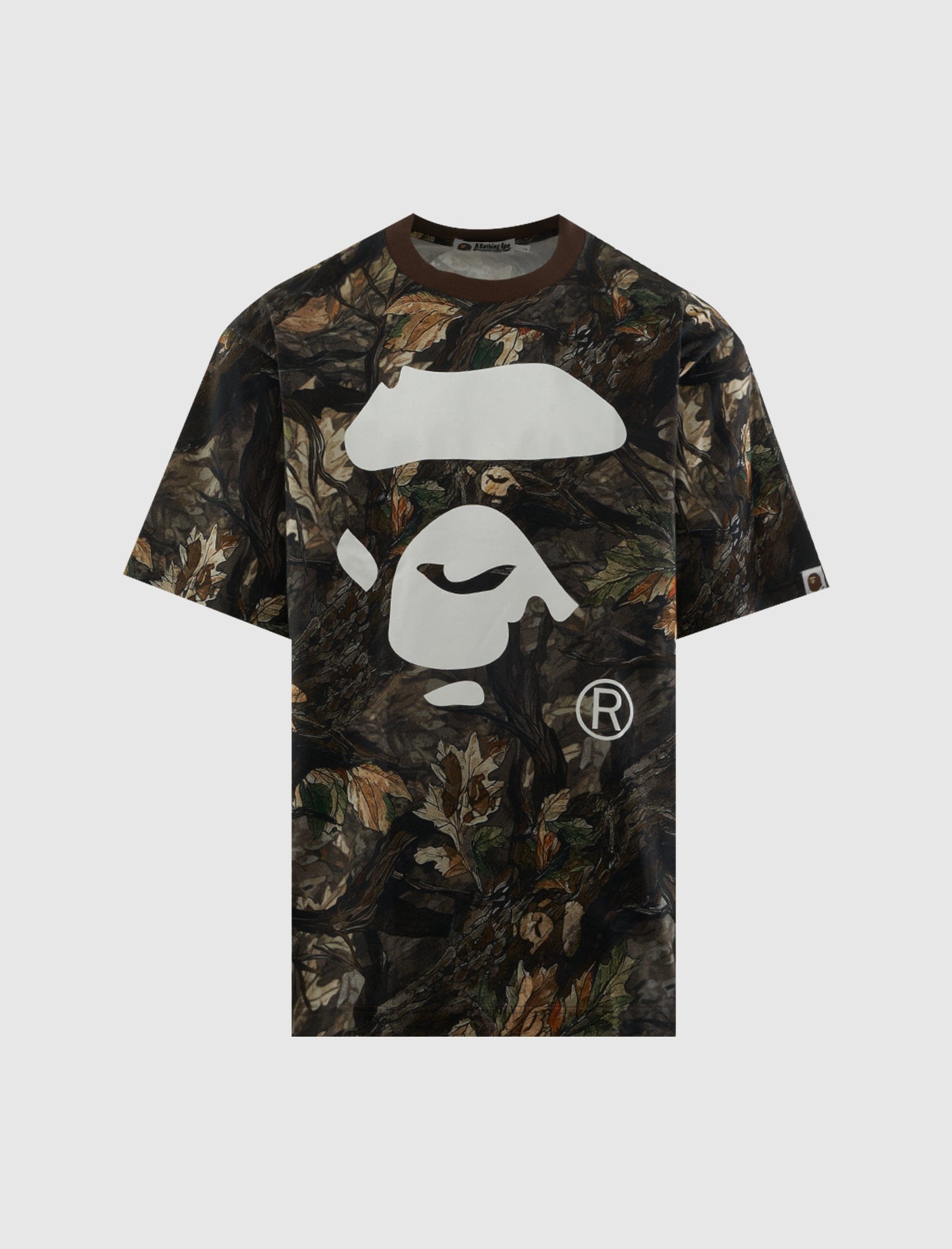 A Bathing APE CAMO APE FACE T-Shirt