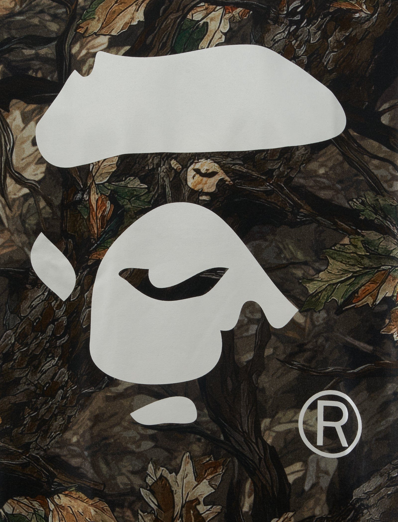 A Bathing APE CAMO APE FACE T-Shirt
