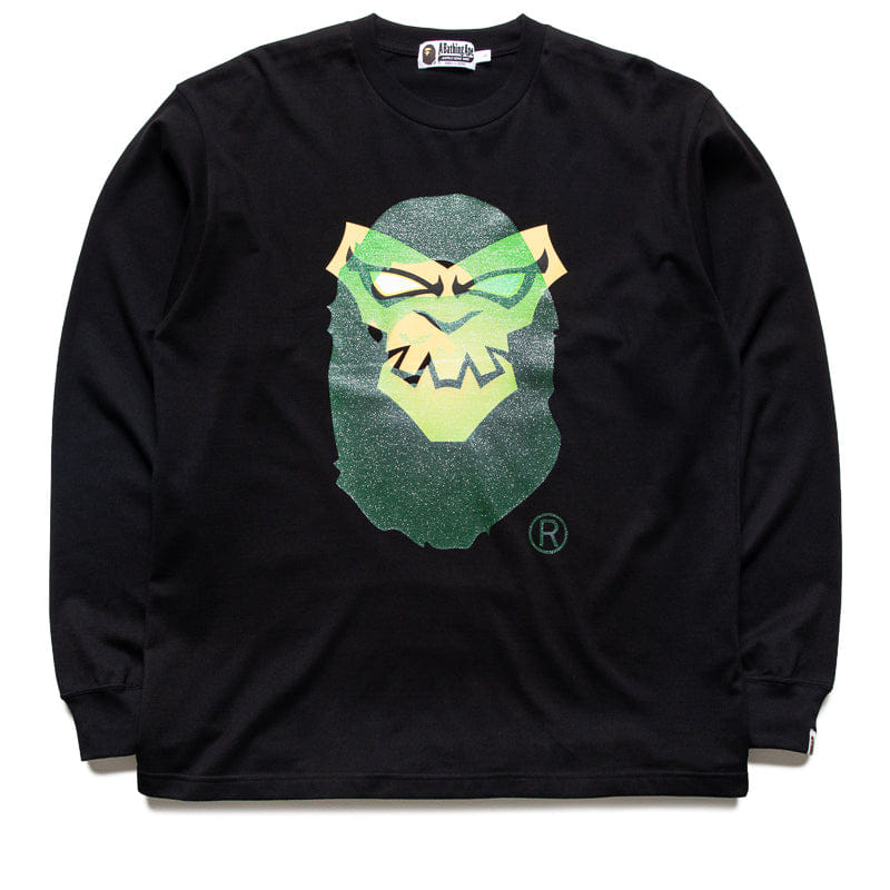 A Bathing Ape Bapeman - X L/S T-Shirt - Black