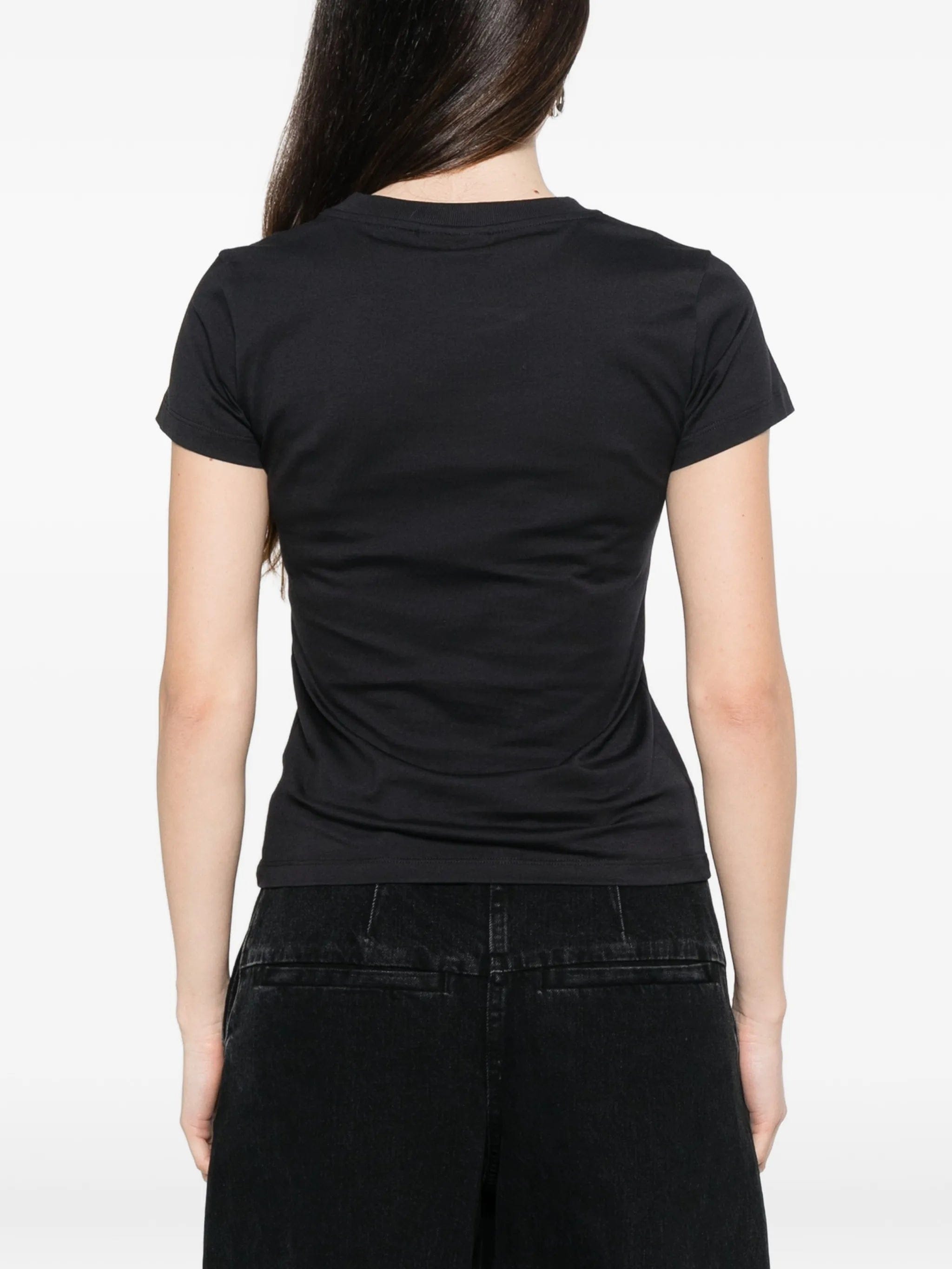 GANNI crochet - patch baby T - shirt