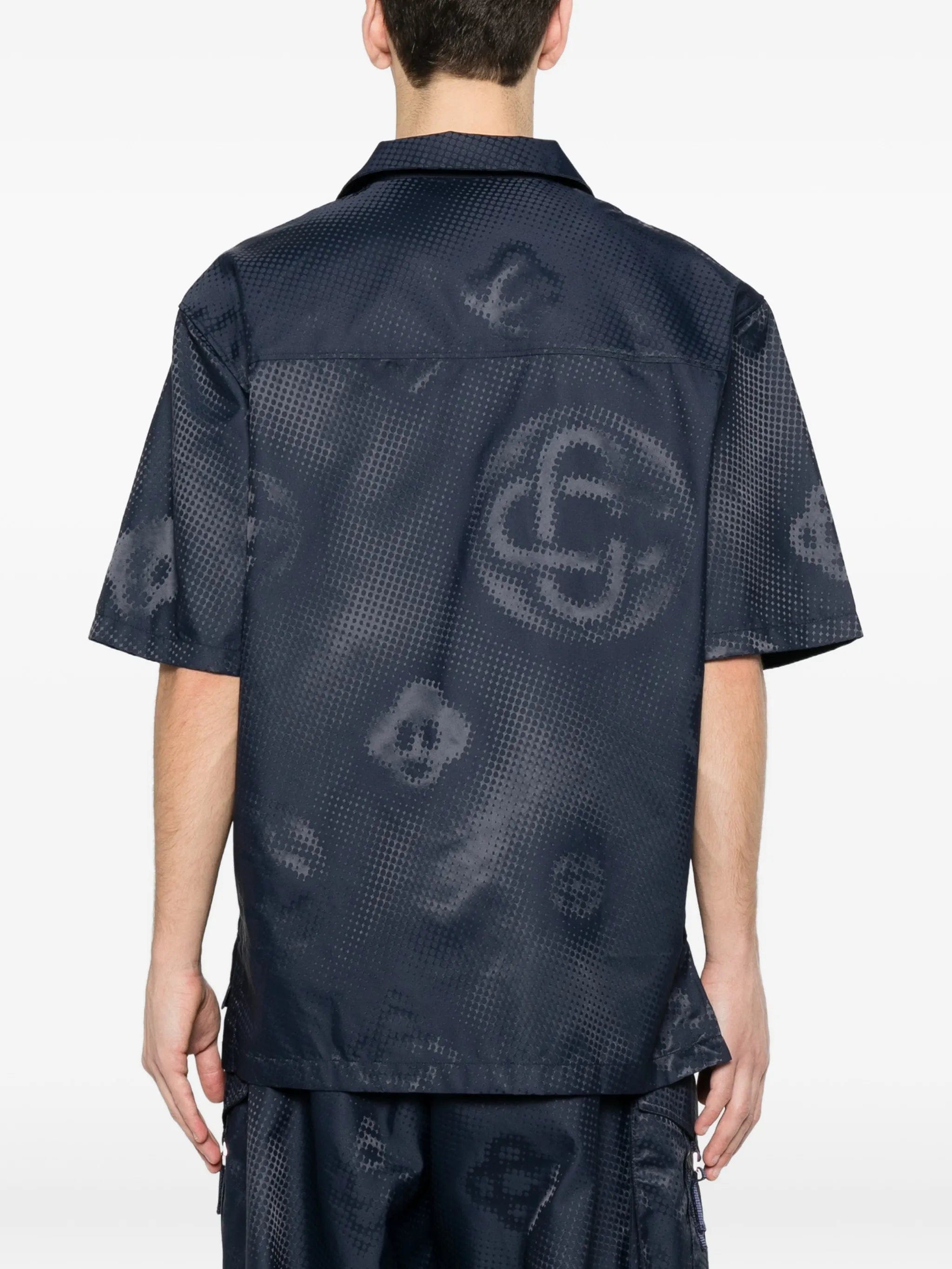 Casablanca monogram satin shirt