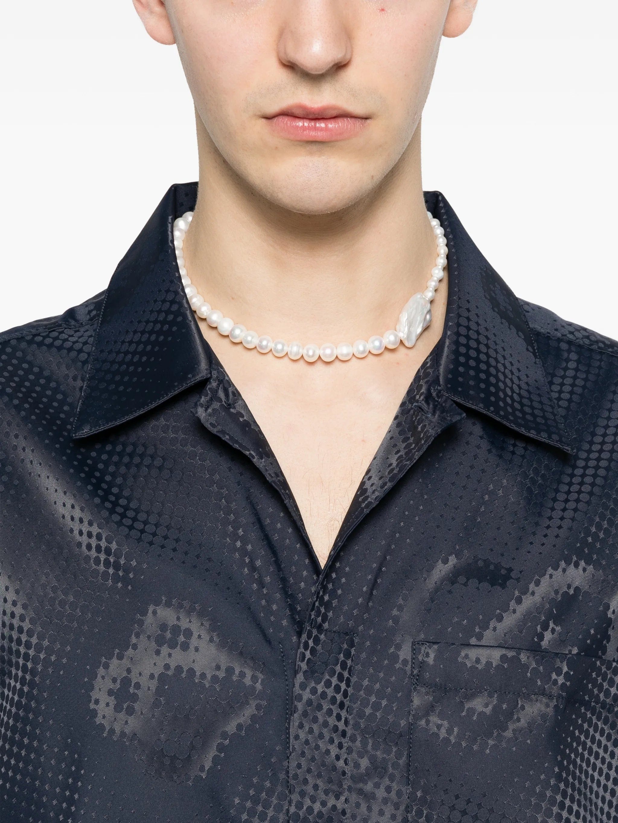 Casablanca monogram satin shirt