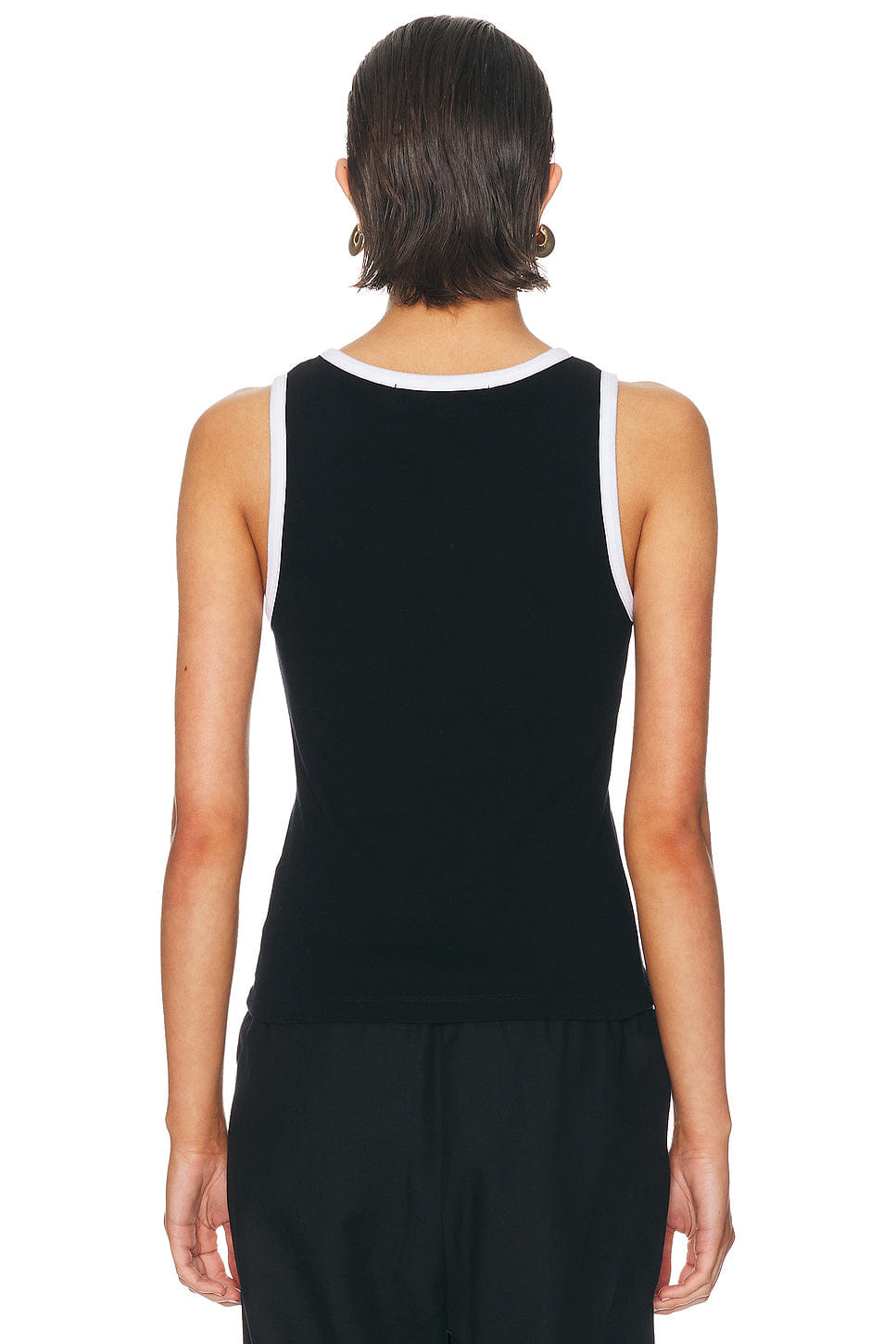 Enza Costa Cotton Ringer Tank Top