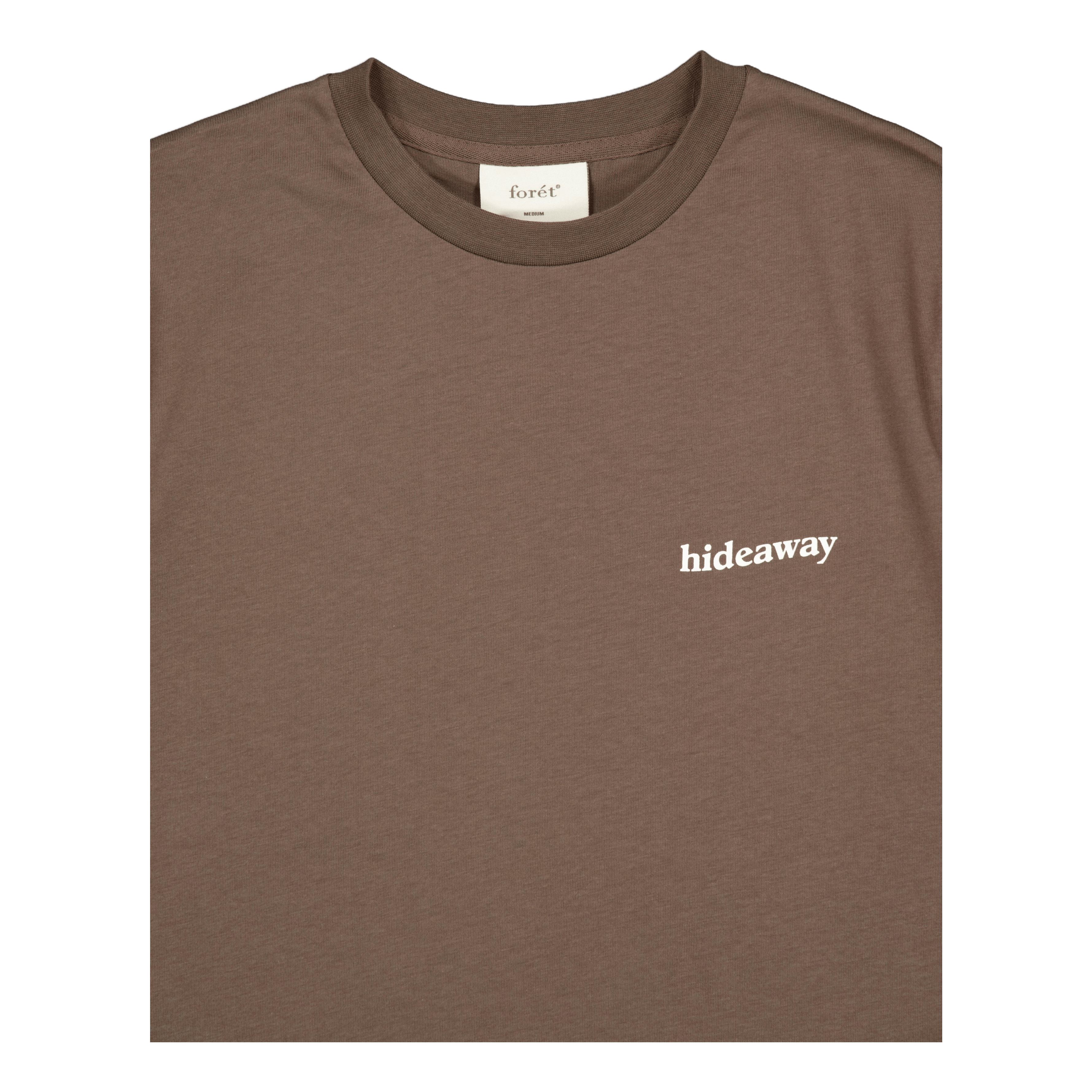 Forét Hideaway T - shirt Cold Brown/cloud
