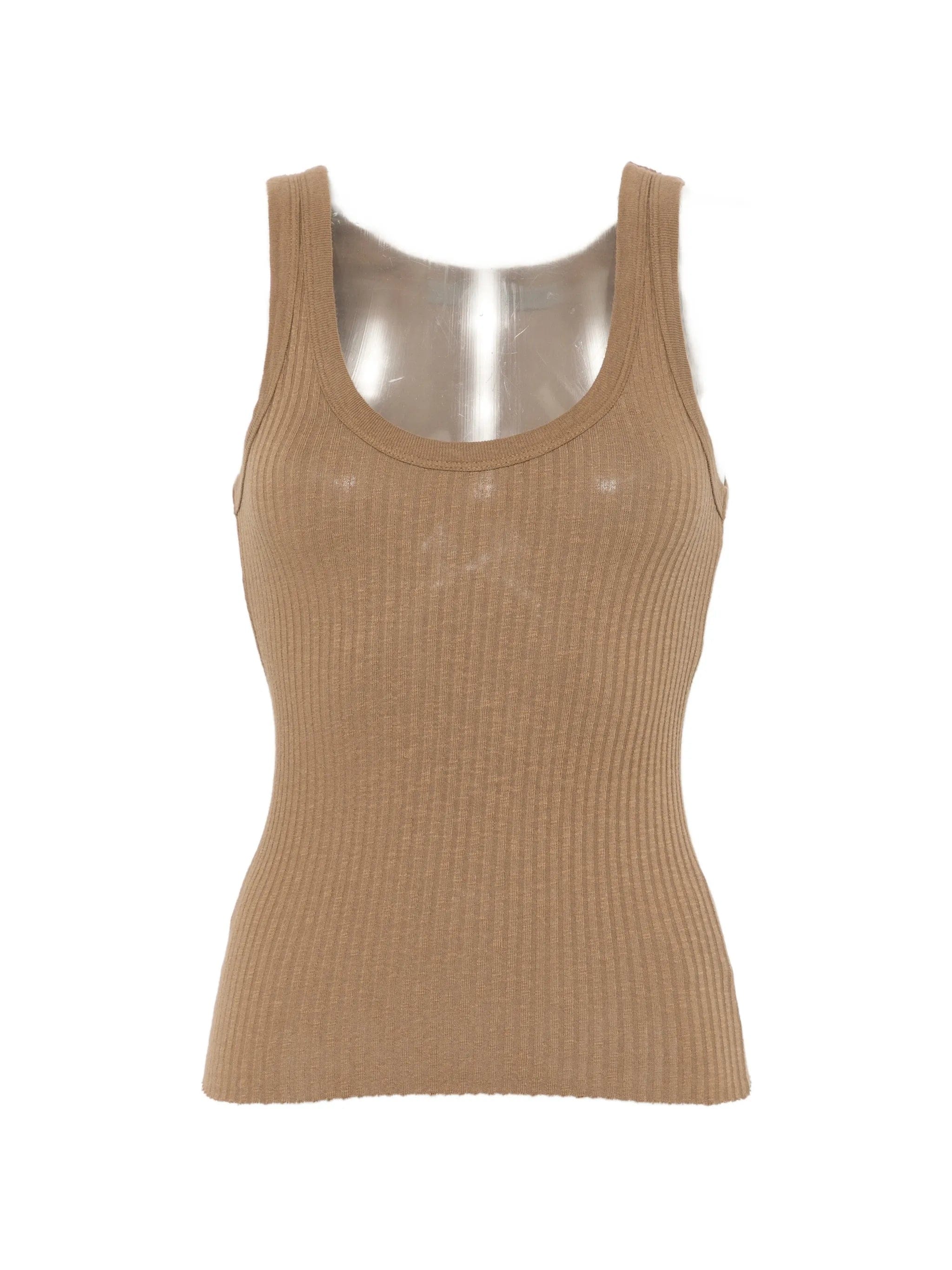 Enza Costa Military scoop - neck tank top