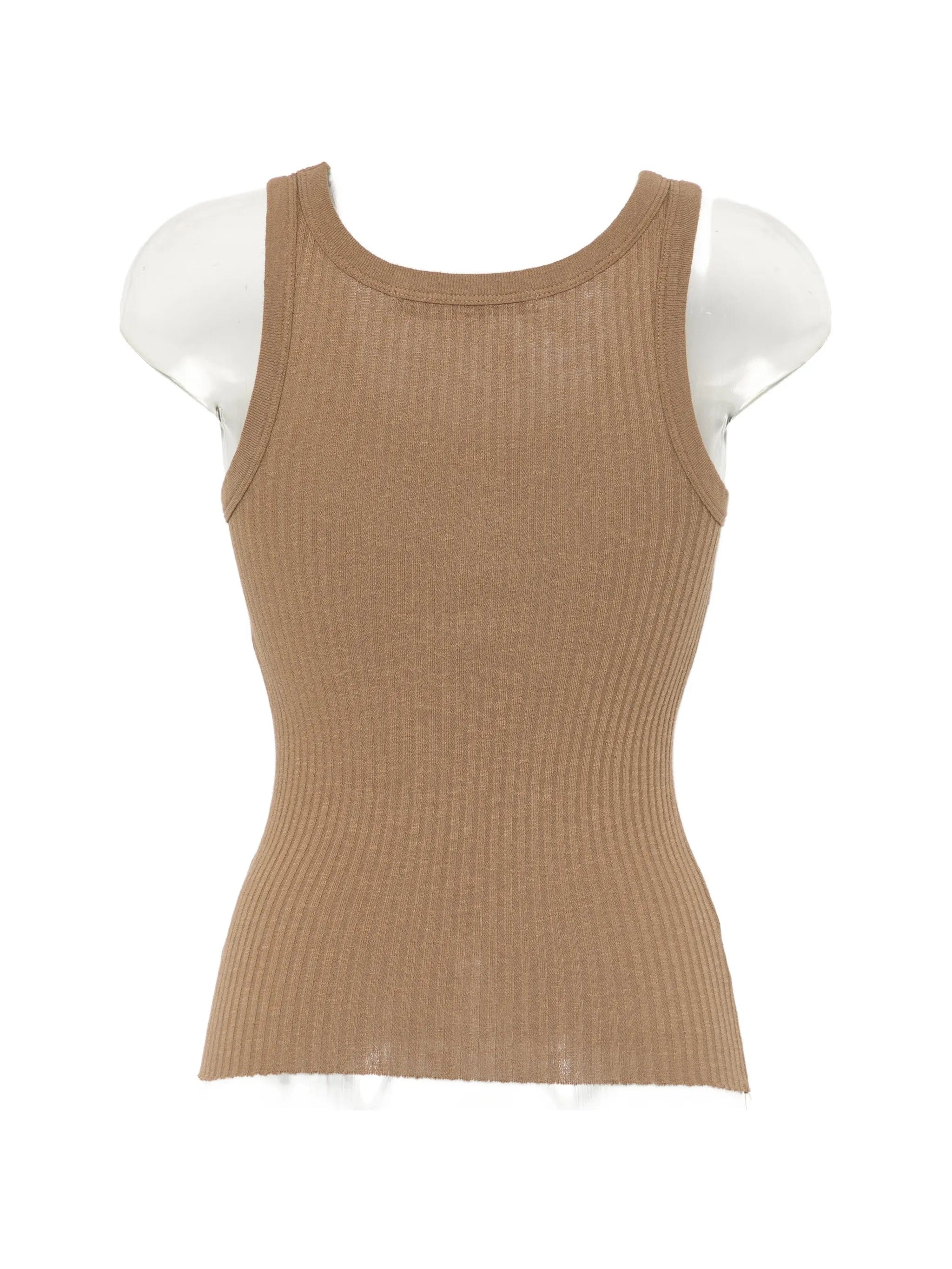 Enza Costa Military scoop - neck tank top