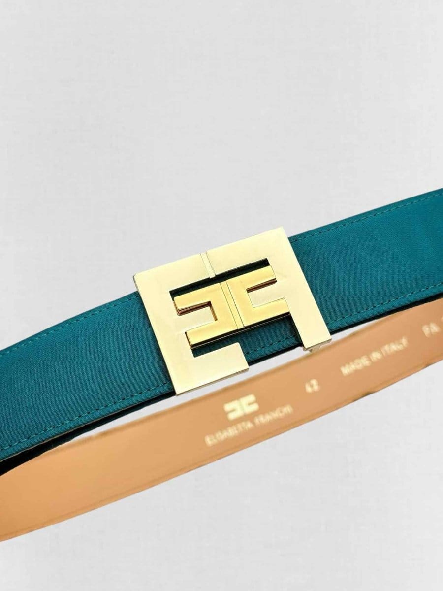 Elisabetta Franchi Turquoise Belt