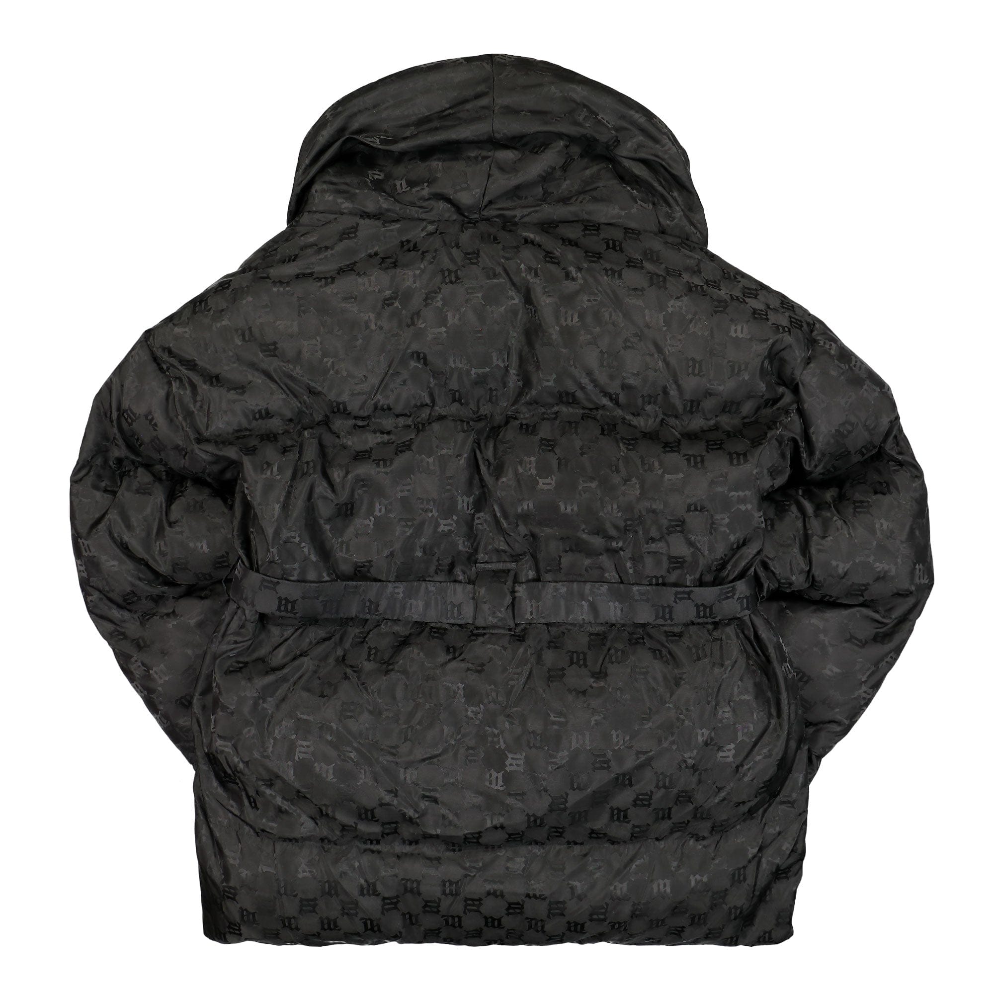 Misbhv Black Moscow Monogram Puffer Jacket