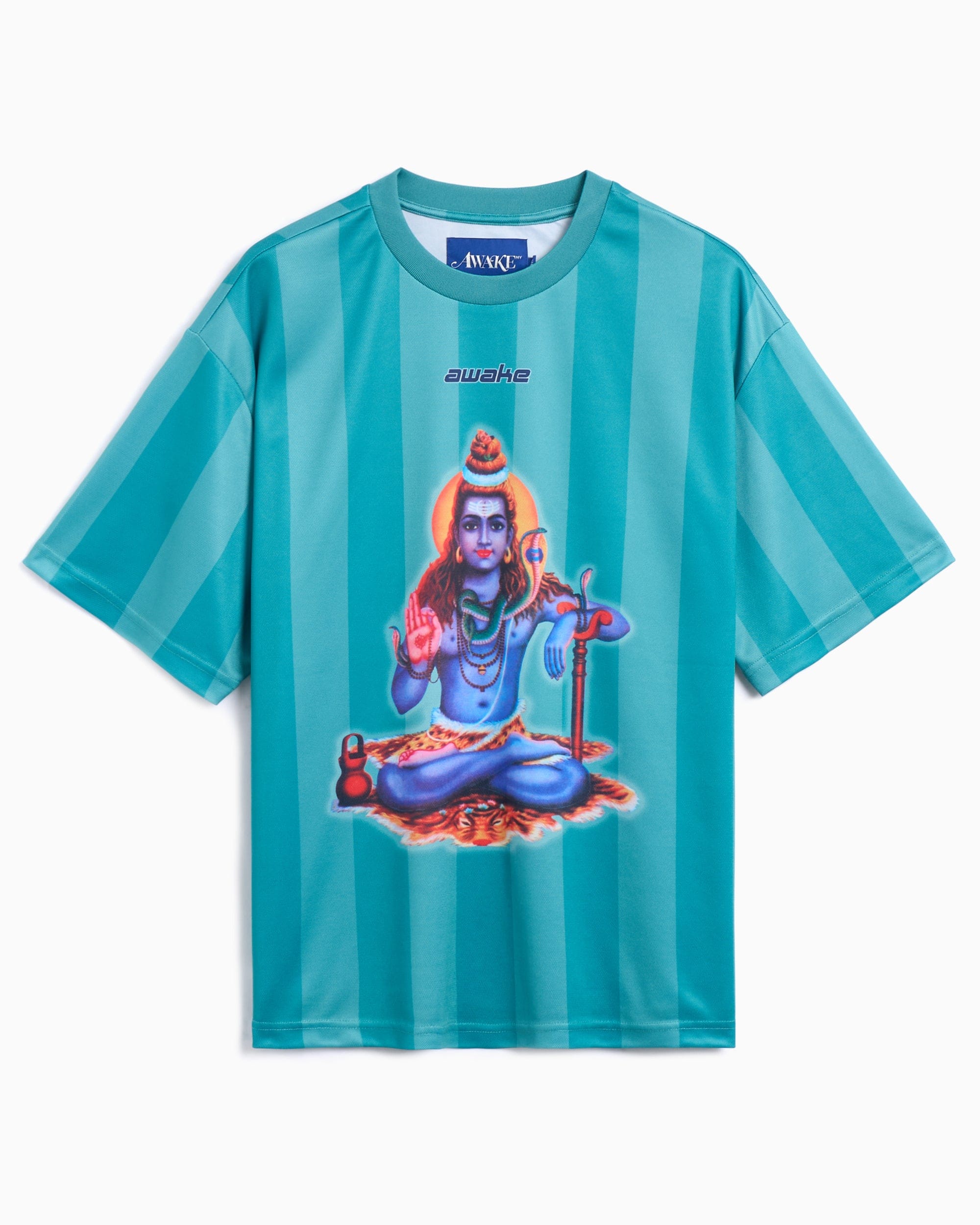 Awake NY Jersey T - Shirt de rayas Relaxed Awake NY Soccer para hombre