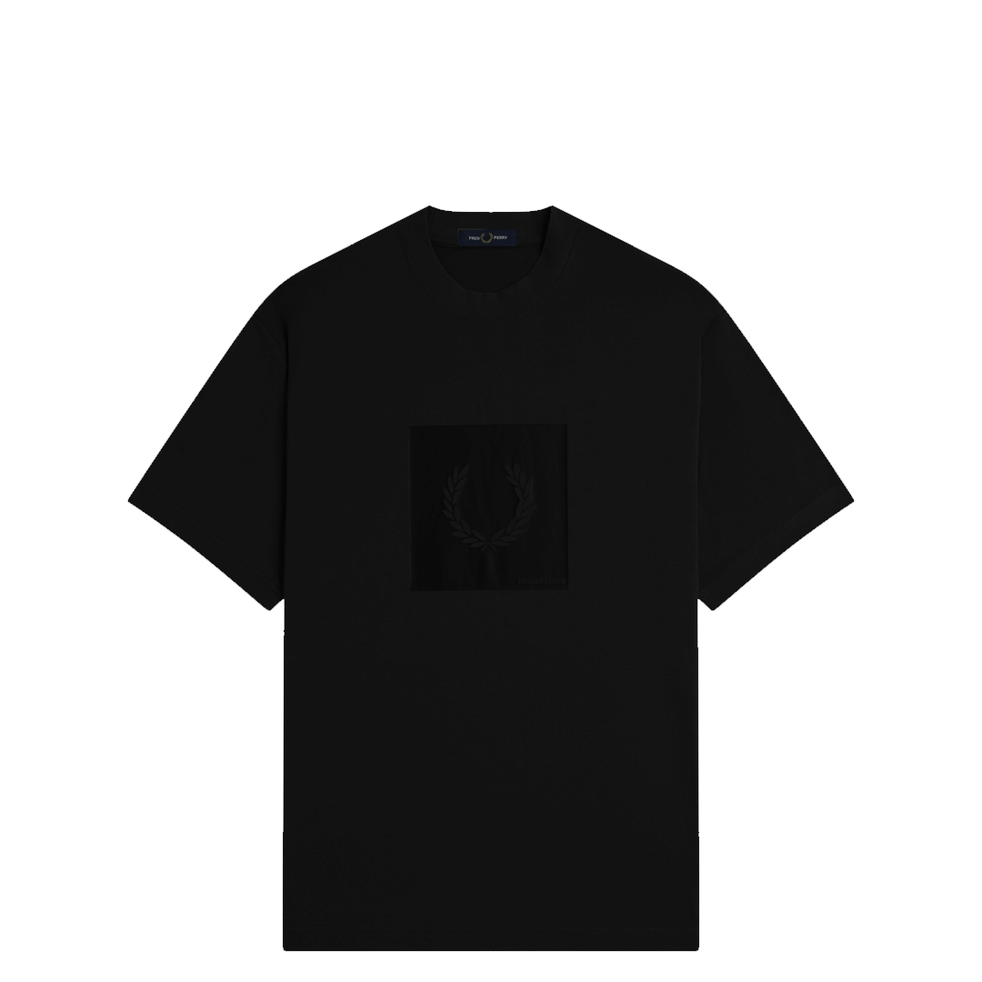 FRED PERRY BOX GRAPHIC T-Shirt SHIRT BLACK