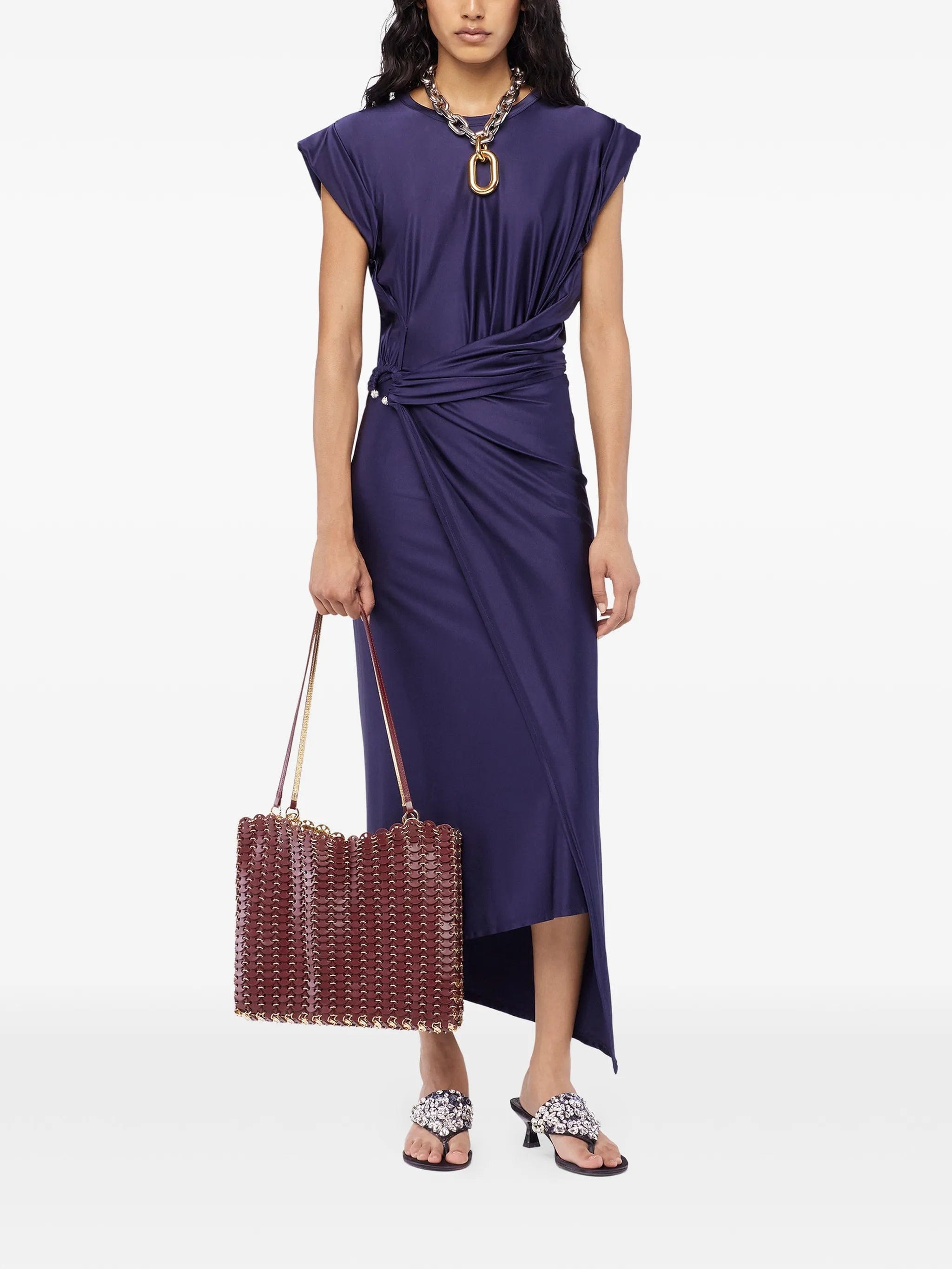 Rabanne midi piercing - detail dress