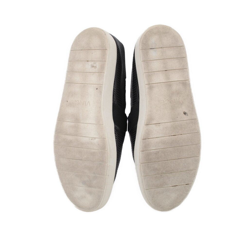 VINCE PERFORATED FLATS BLACK 9 US