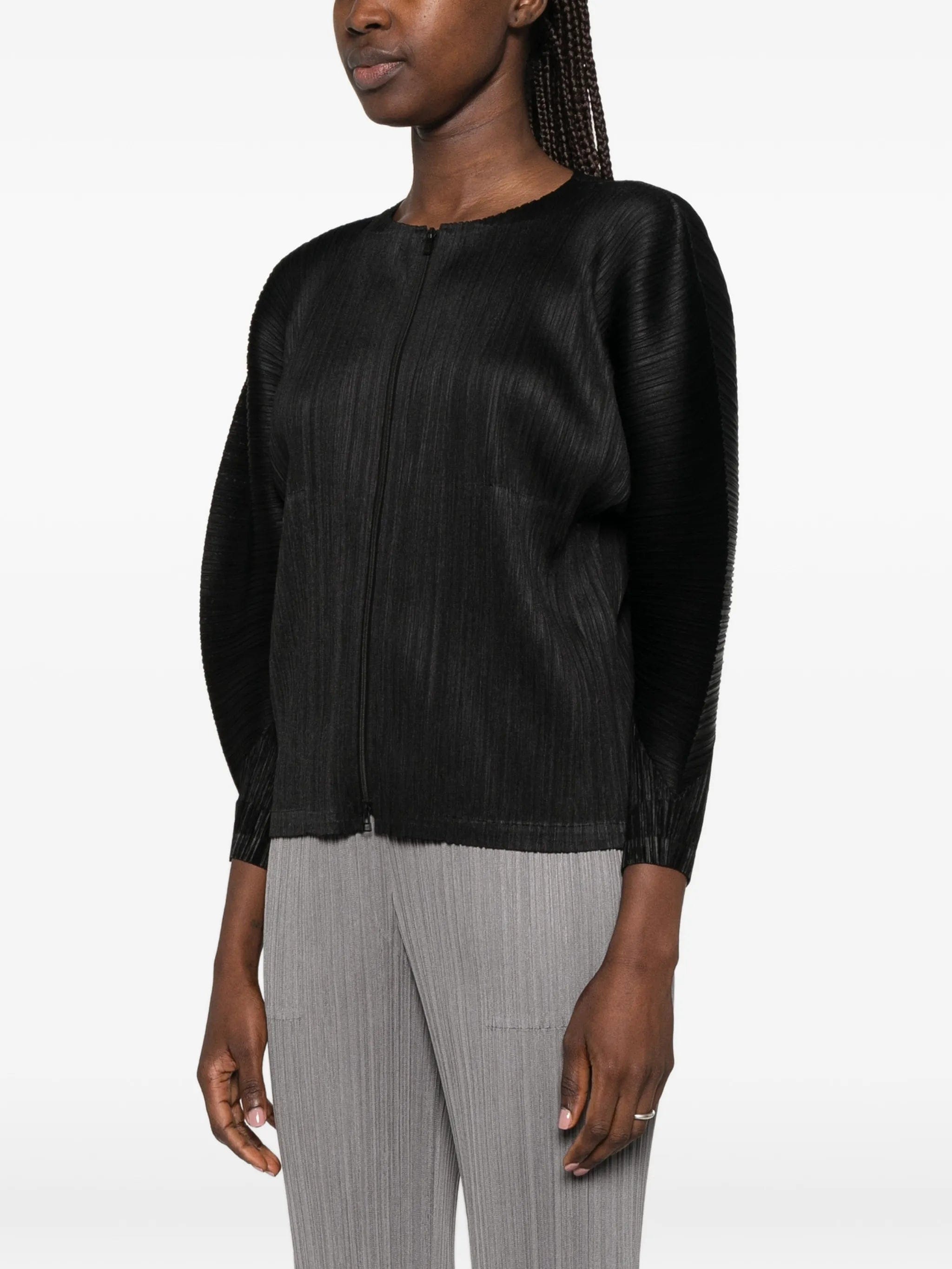 Pleats Please Issey Miyake sculptural - sleeve jacket