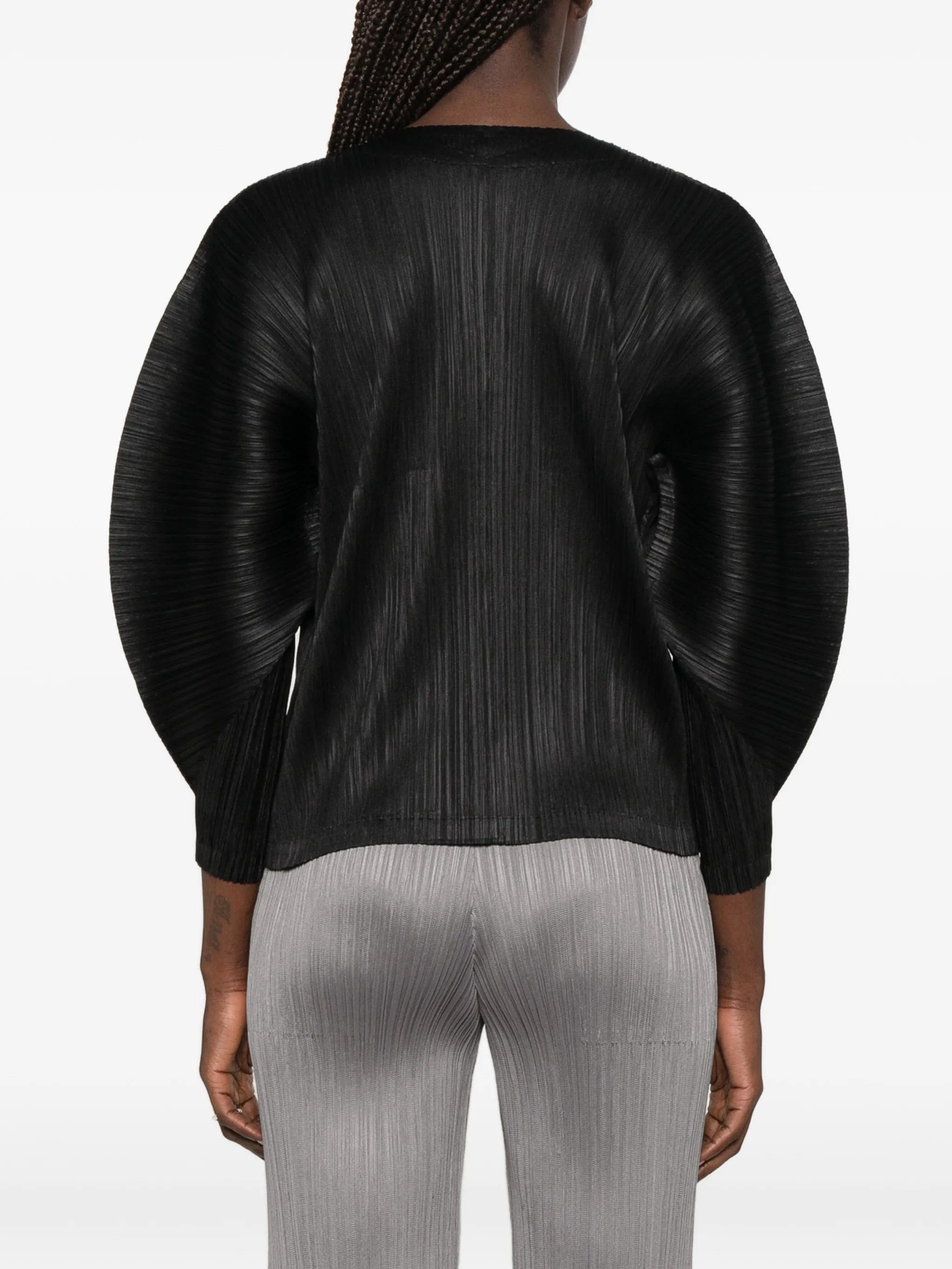 Pleats Please Issey Miyake sculptural - sleeve jacket