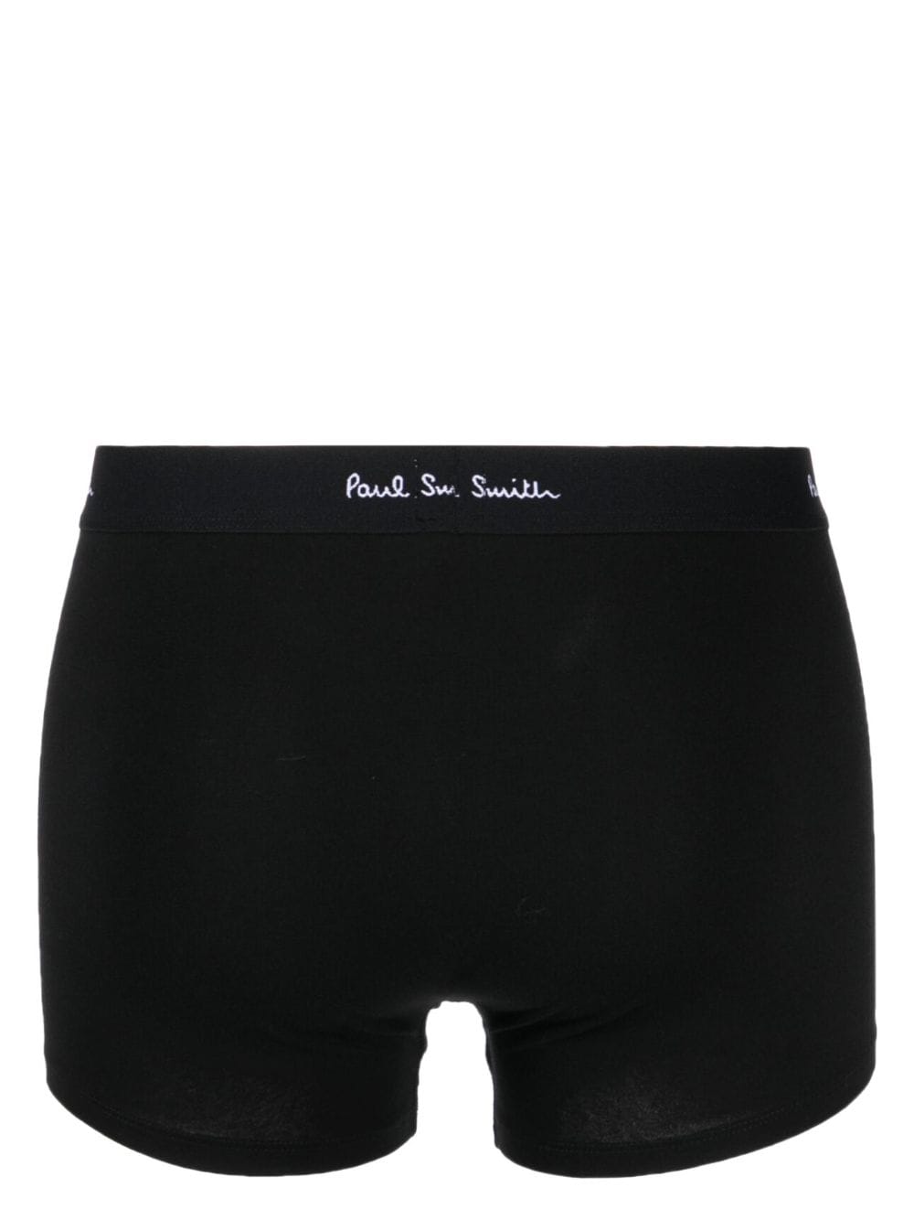 Paul Smith Stretch Organic Cotton Boxer Shorts — Black